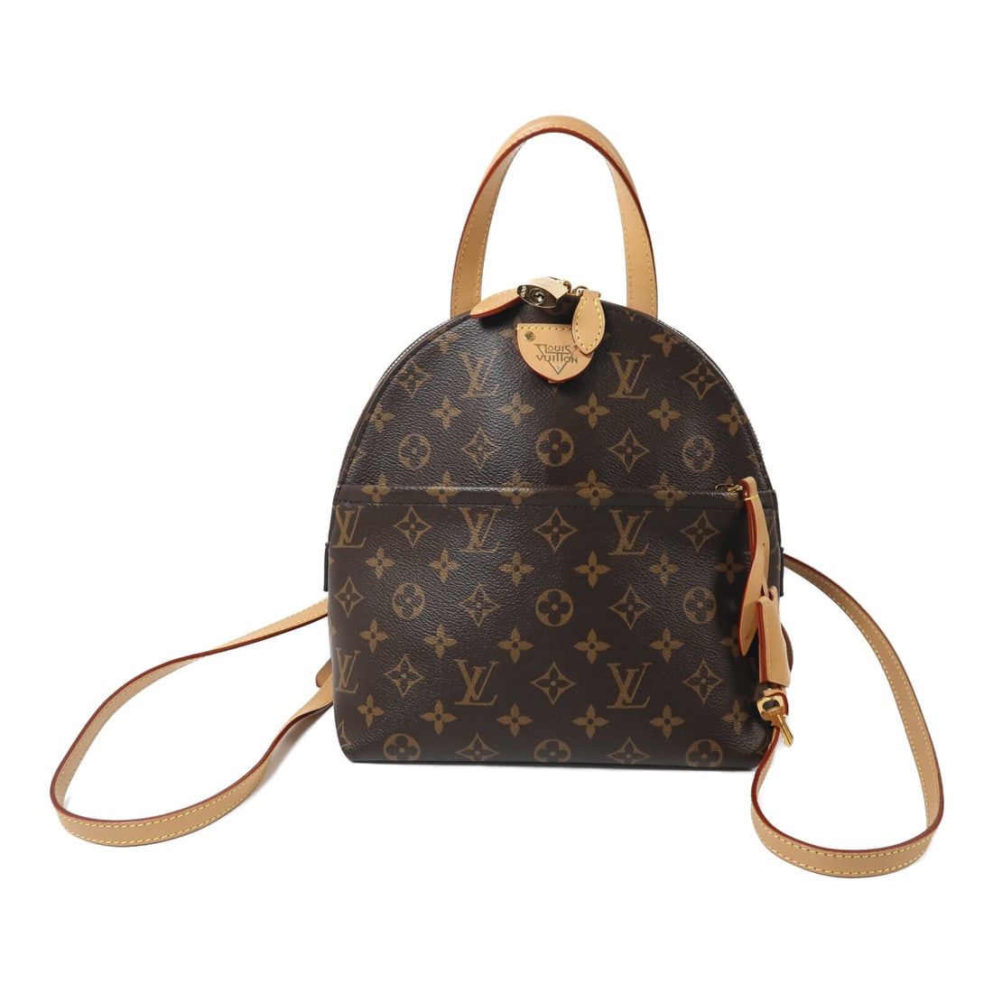 Louis Vuitton Moon Monogram Backpack Brown Canvas M44944 with Gold Hardware: Louis Vuitton Moon Monogram Backpack Brown Canvas M44944 with Gold Hardware This Louis Vuitton Moon Backpack features the iconic Monogram Brown design crafted from durable PVC coated canvas. The rucks