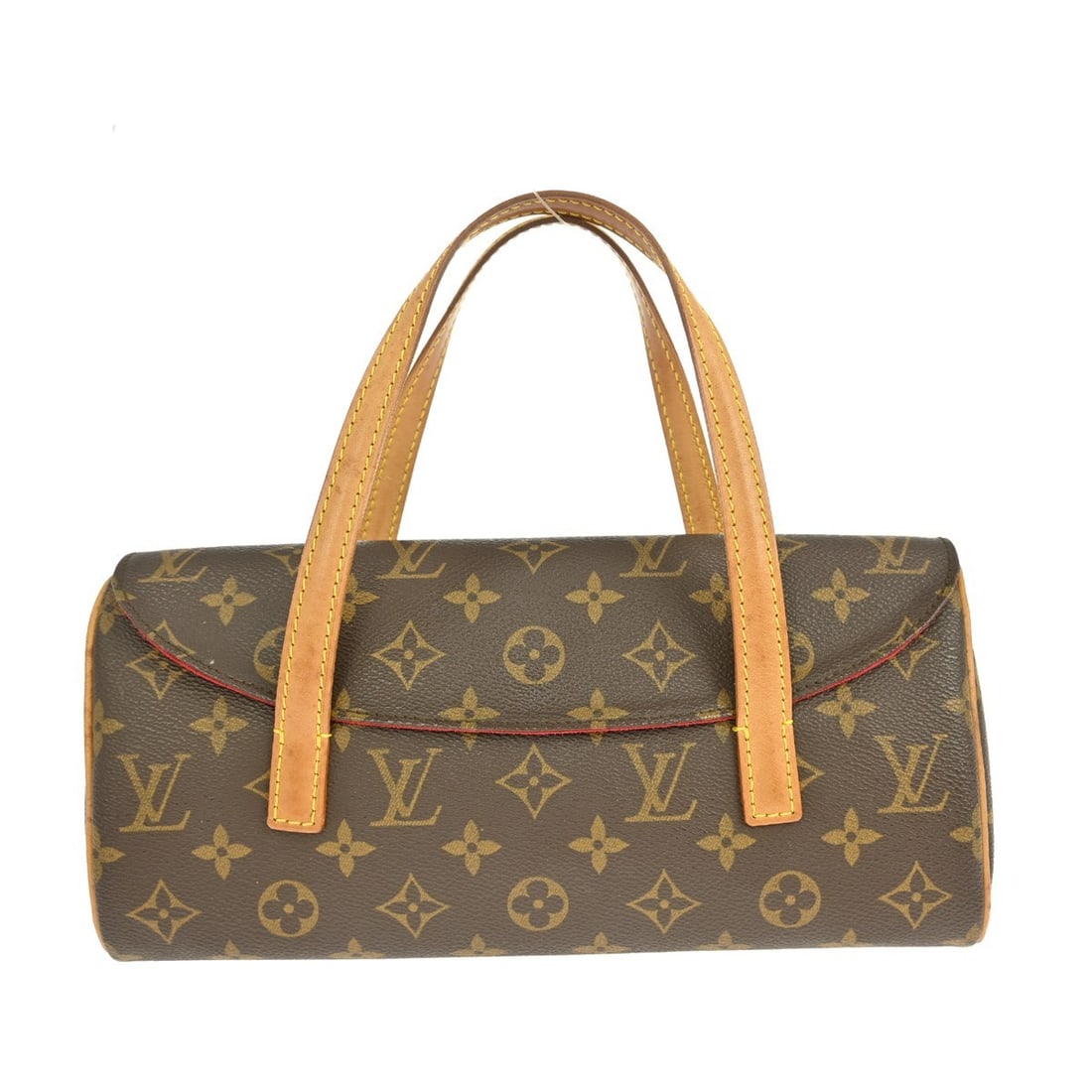 Louis Vuitton Sonatine Monogram Canvas Medium Brown Vintage Handbag M51902: Louis Vuitton Sonatine Monogram Canvas Medium Brown Vintage Handbag M51902 This Louis Vuitton Sonatine handbag features the iconic monogram canvas leather exterior in brown, highlighted by brown handl