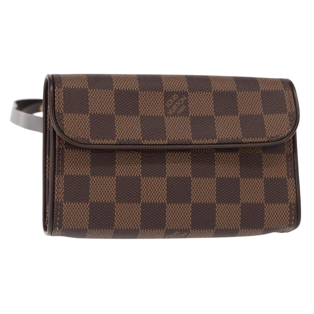 LOUIS VUITTON Damier Ebene Pochette Florentine Waist Bag N51856 Auth (1 of 18)