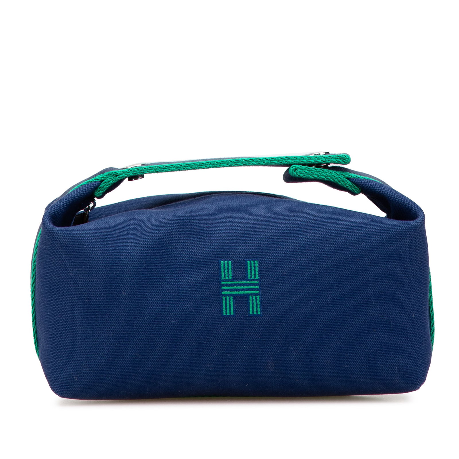 Hermes Small Canvas Bride A Brac Bag Blue France: Hermes Small Canvas Bride A Brac Bag Blue France The Small Canvas Bride A Brac by Hermes is a stylish and functional bag crafted from durable canvas. This bag features a flat handle for easy carrying,
