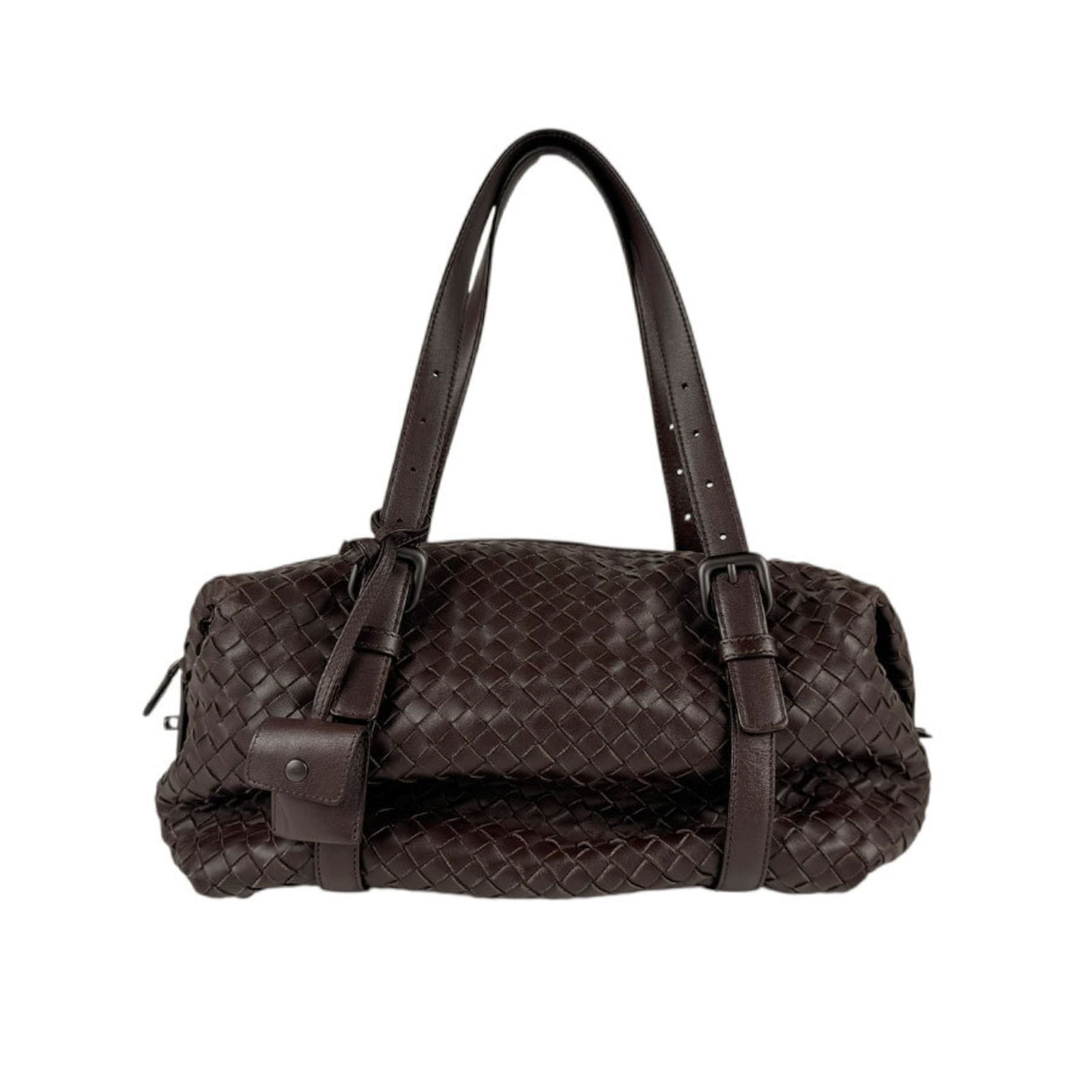 Brown Leather Montaigne Handbag by Bottega Veneta 18cm x 29cm x 16cm (1 of 1)