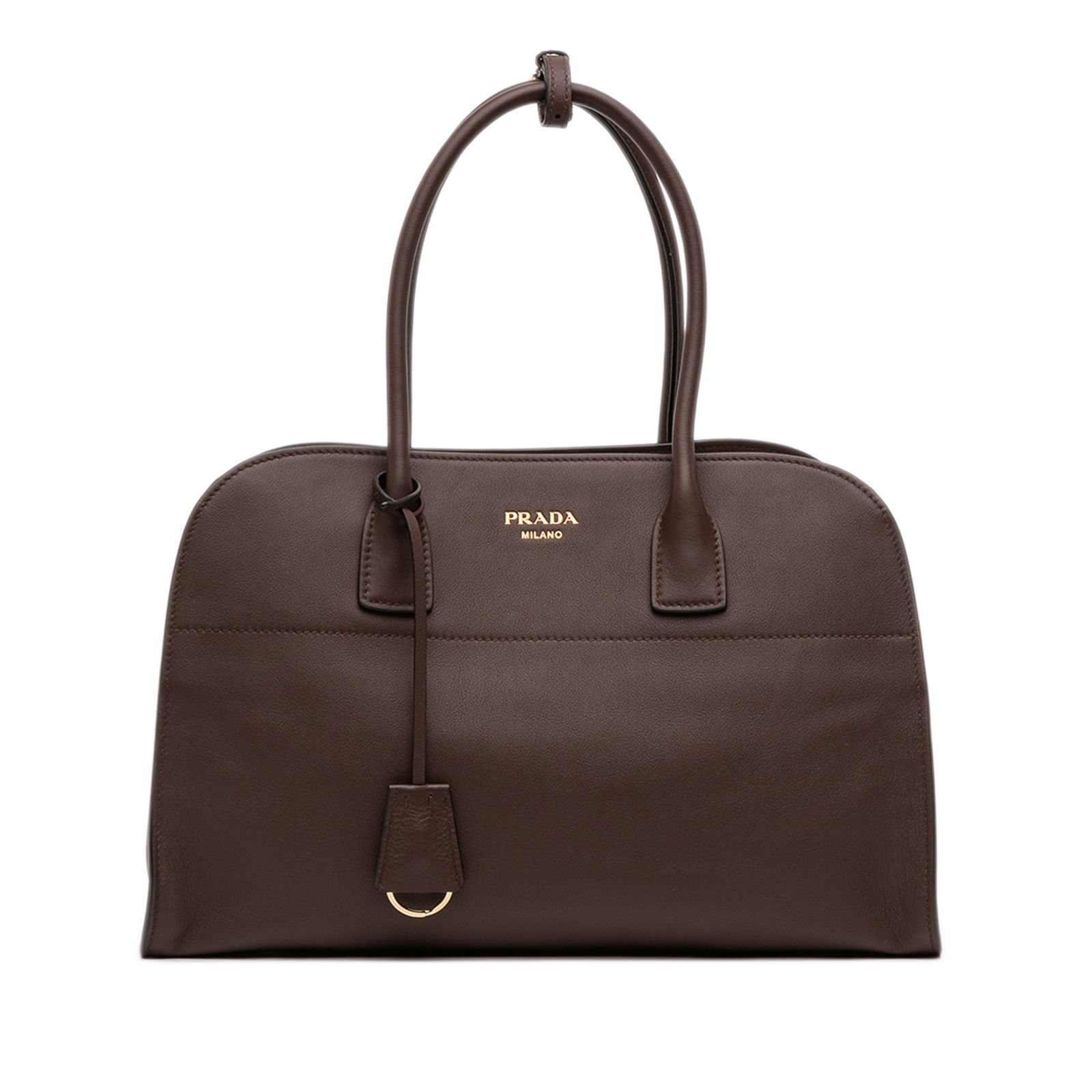 Brown Leather Tote Bag by Prada Large Model (1 of 11)