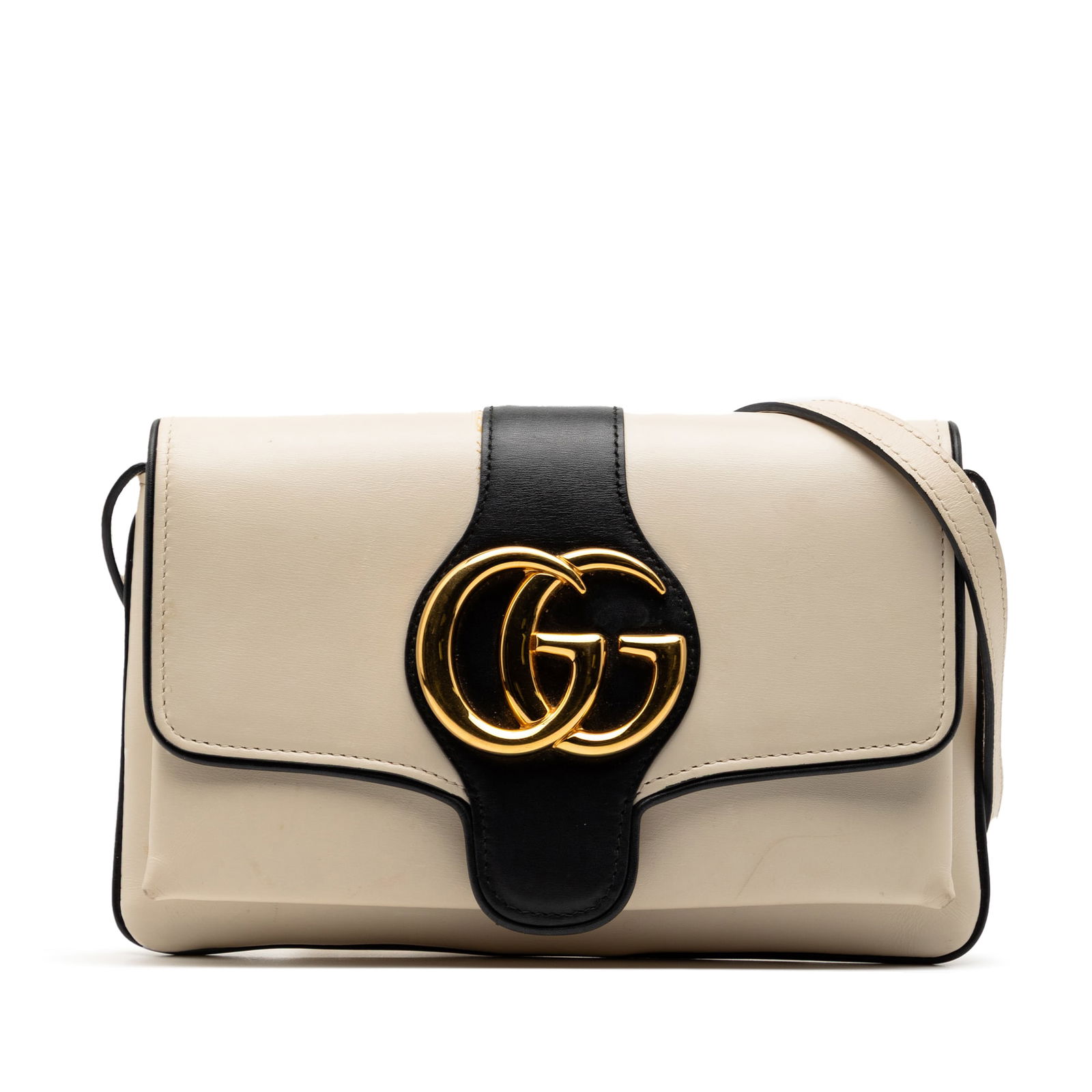 Gucci Arli Small Brown Leather Bicolor Crossbody Shoulder Bag (1 of 7)