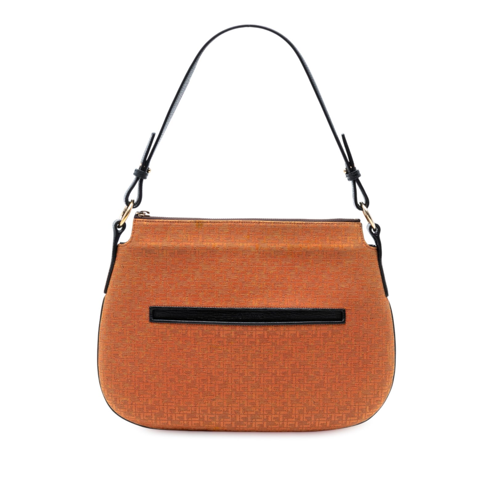 LOEWE Canvas Hobo Bag in Orange with Leather Strap (1 of 6)