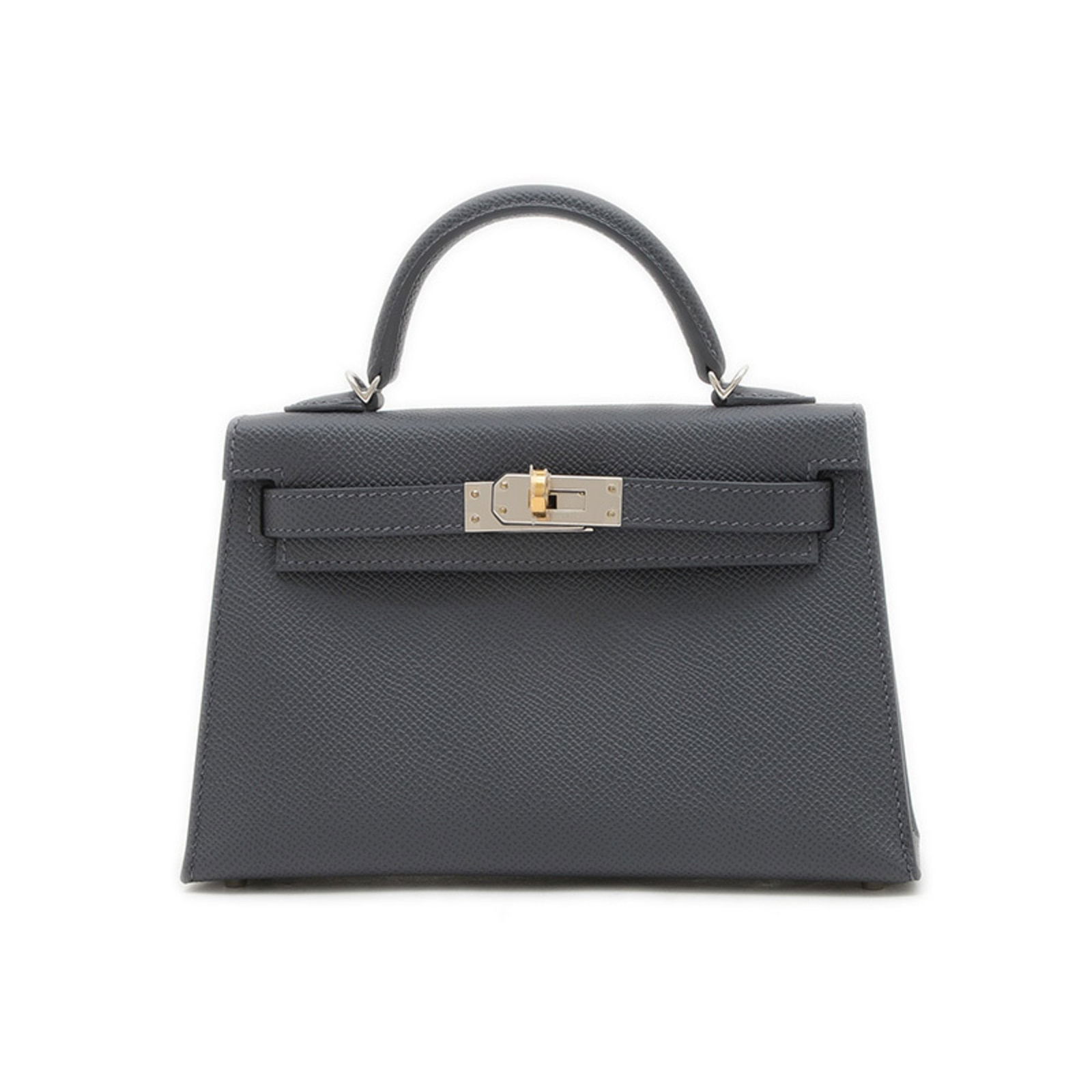 Black Leather Hermes Kelly Handbag 19 cm France: Black Leather Hermes Kelly Handbag 19 cm France This Hermes Kelly handbag features a classic black leather exterior and is designed for women. Crafted in France, it showcases an iconic silhouette with
