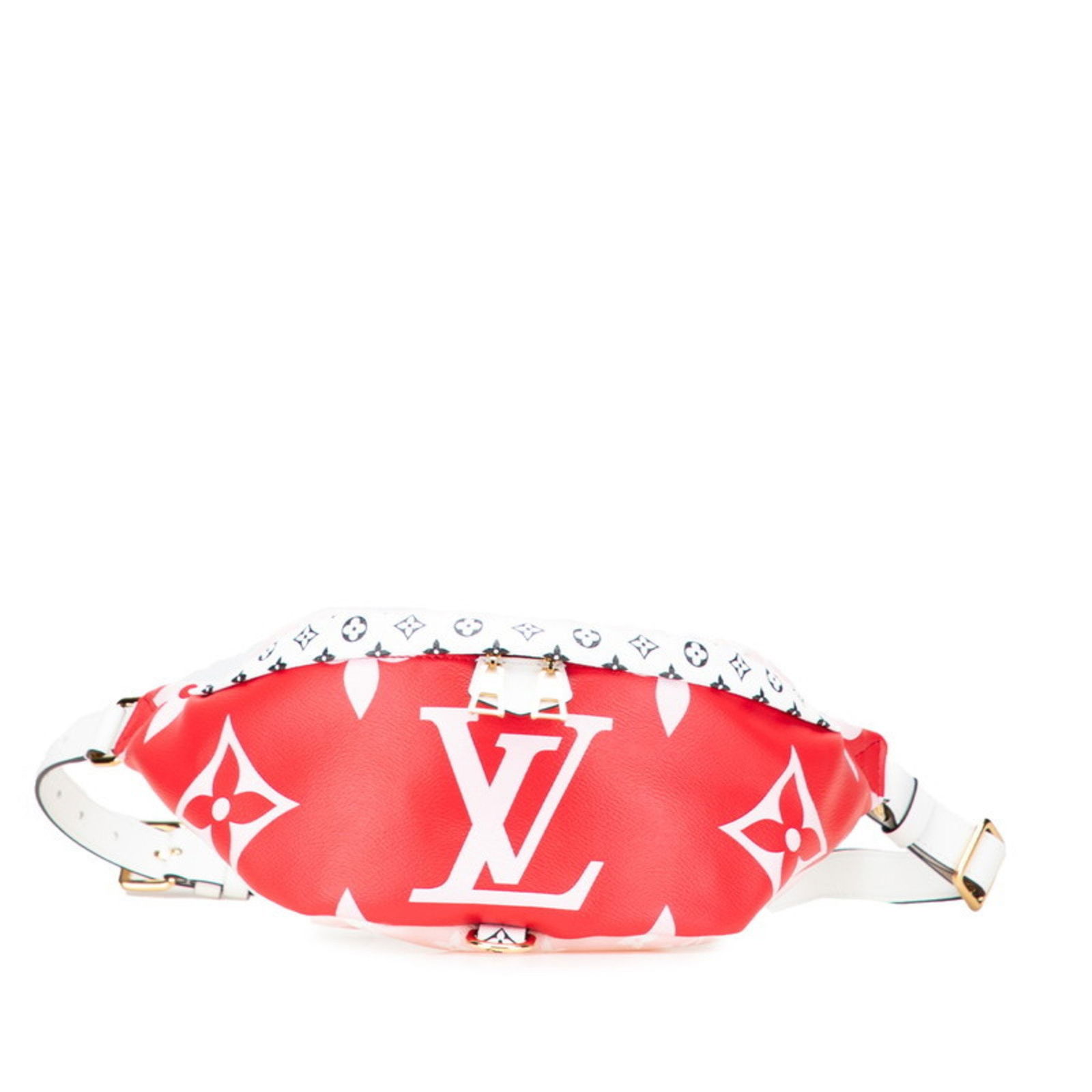 Red Plastic Handbag by Louis Vuitton Monogram Model (1 of 1)