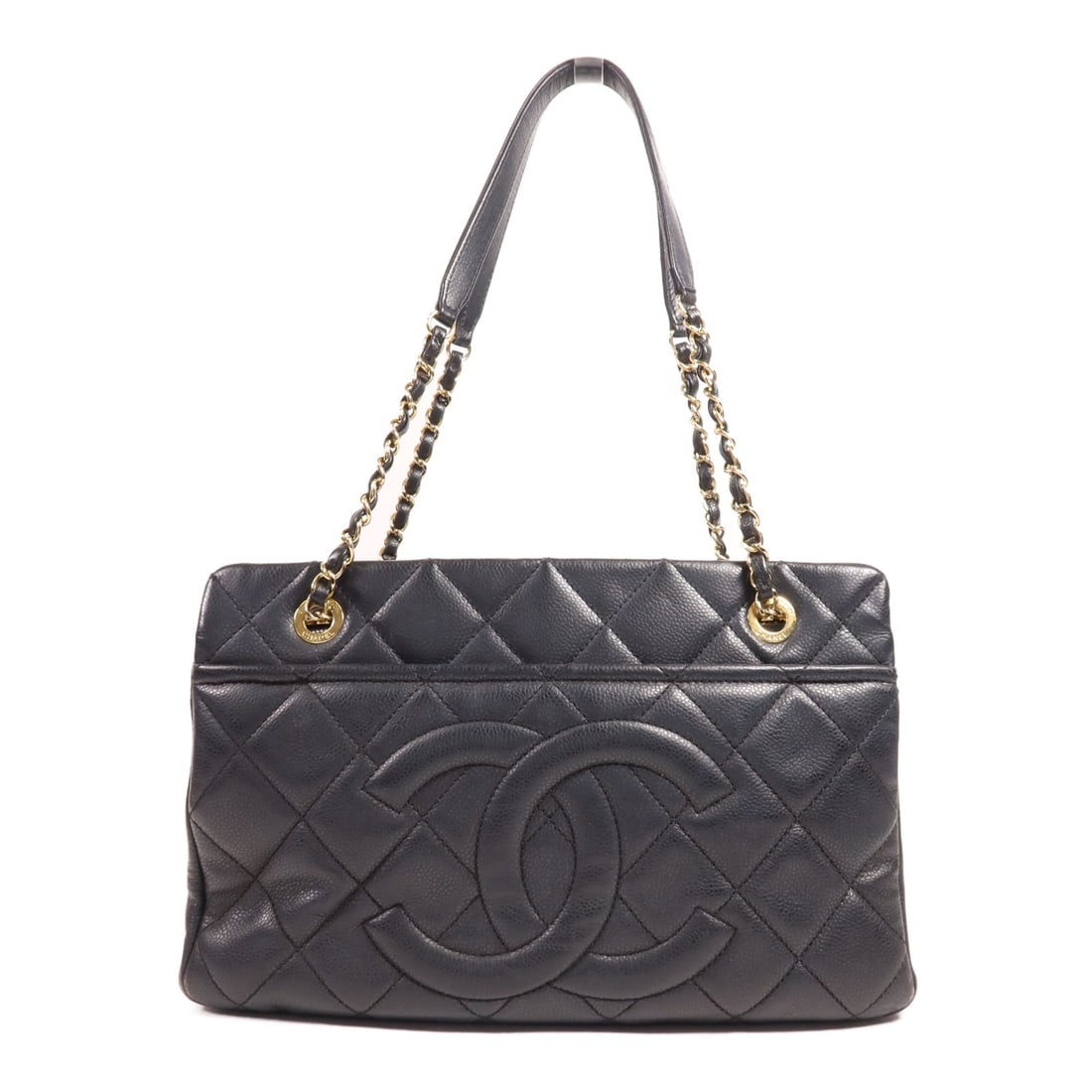 CHANEL Black Calfskin Tote Bag A67294 with GHW: CHANEL Black Calfskin Tote Bag A67294 with GHW This elegant CHANEL tote bag combines sophisticated style with practicality. Crafted from luxurious black calfskin leather, it features a classic shoulde