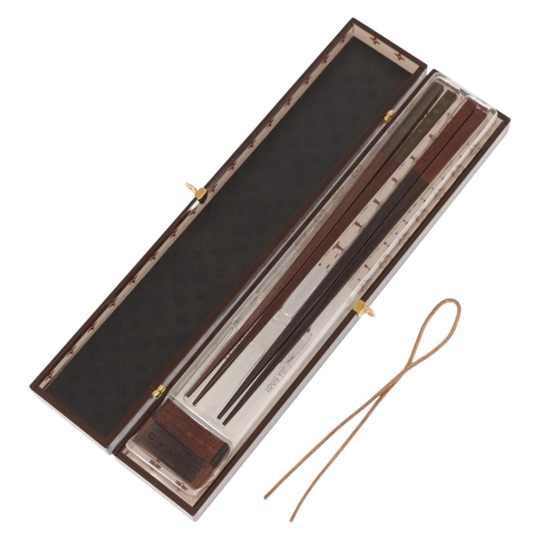 LOUIS VUITTON Monogram Wood Chopsticks M99171 VIP Only (1 of 18)
