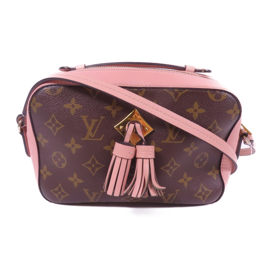 Louis Vuitton Saintonge 2-Way Shoulder Hand Bag Monogram Brown M44442: Louis Vuitton Saintonge 2-Way Shoulder Hand Bag Monogram Brown M44442 Introducing the Louis Vuitton Saintonge 2-way Shoulder Hand Bag, a perfect blend of style and functionality. Crafted from premium