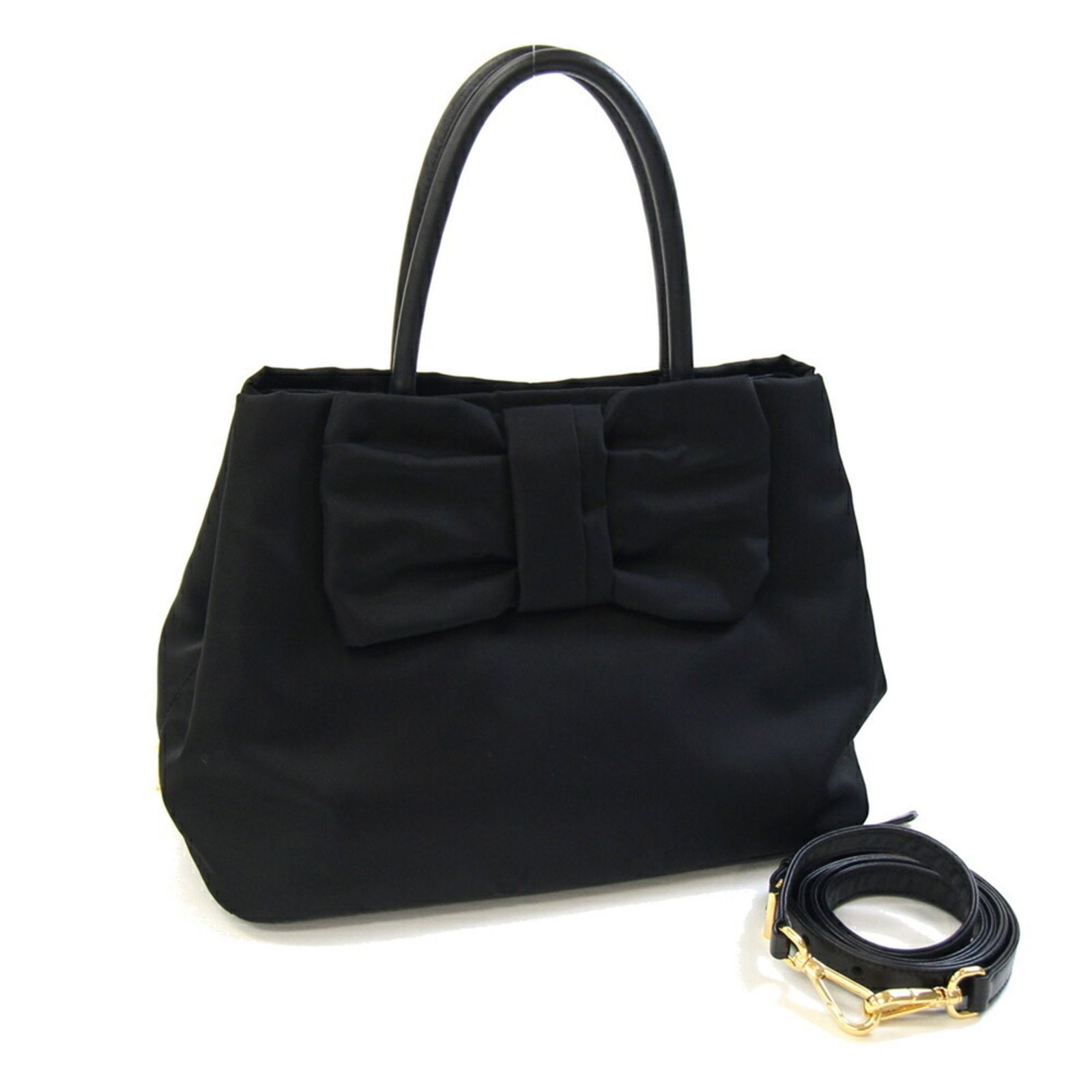 Prada Re-Nylon Black Italian Nylon Handbag 21cm x 30cm x 16cm (1 of 1)