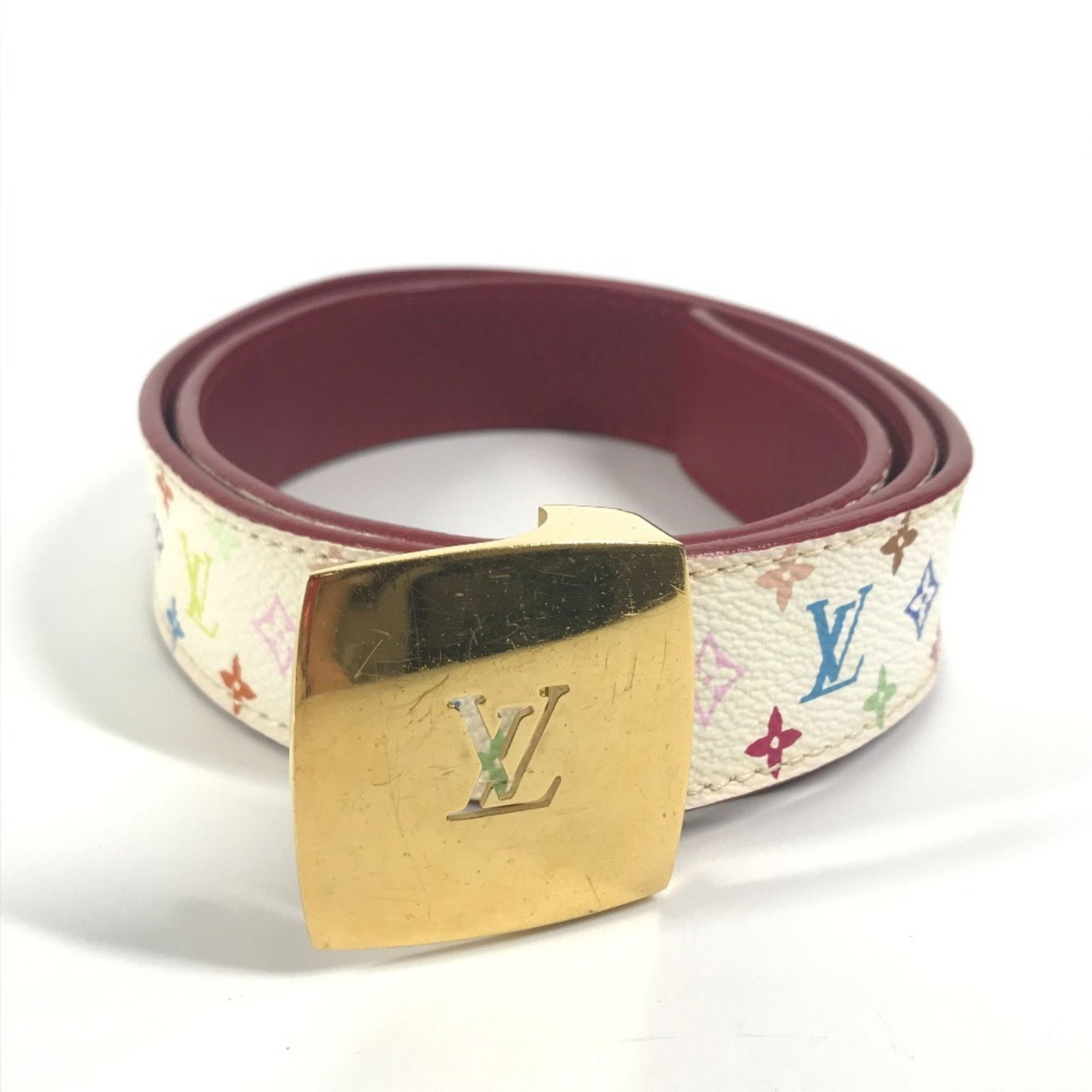 White Canvas Women's Belt by Louis Vuitton W 3 cm x 80 (1 of 1)