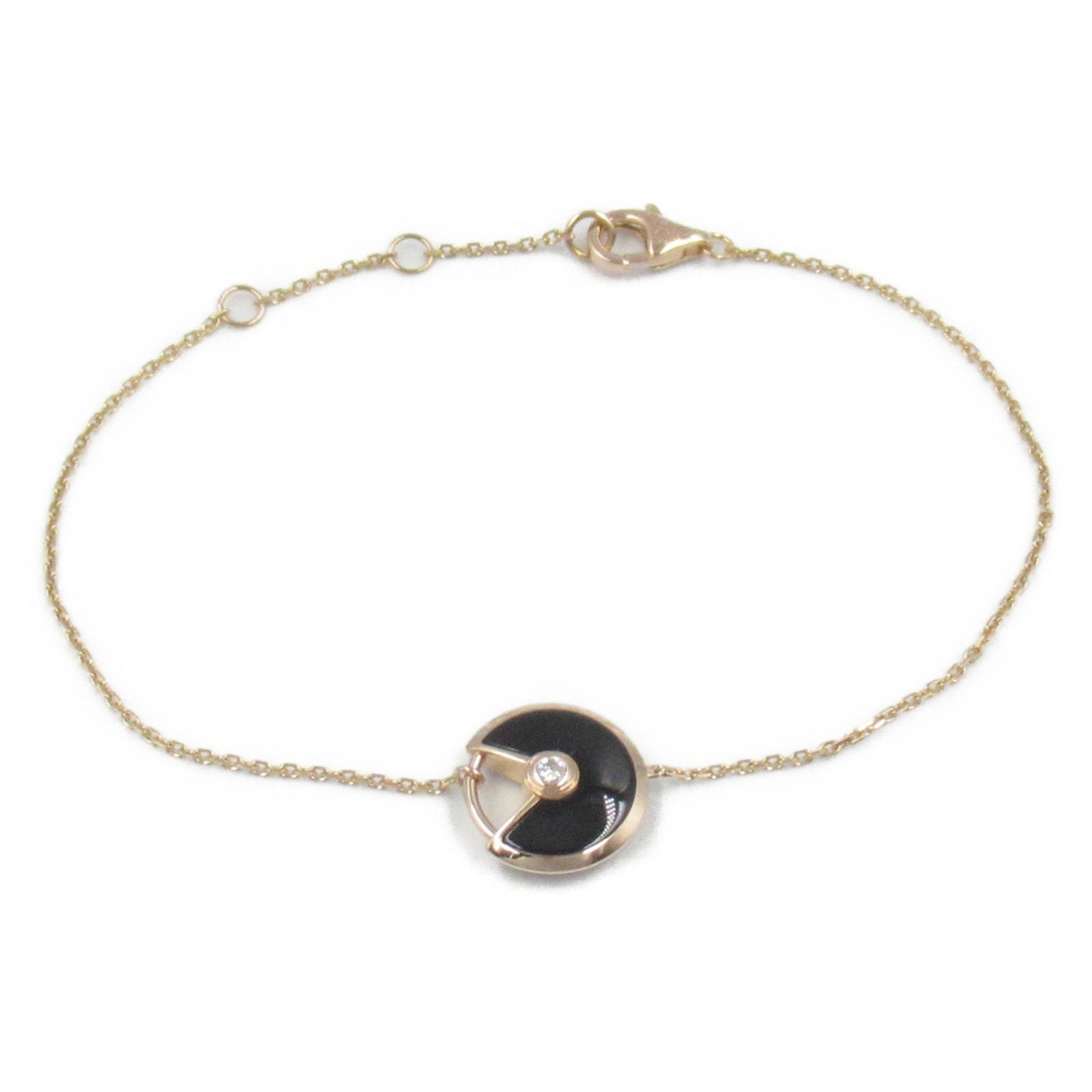 Rose Gold Cartier Amulette Bracelet Adjustable Length 14.5cm to 17cm (1 of 6)