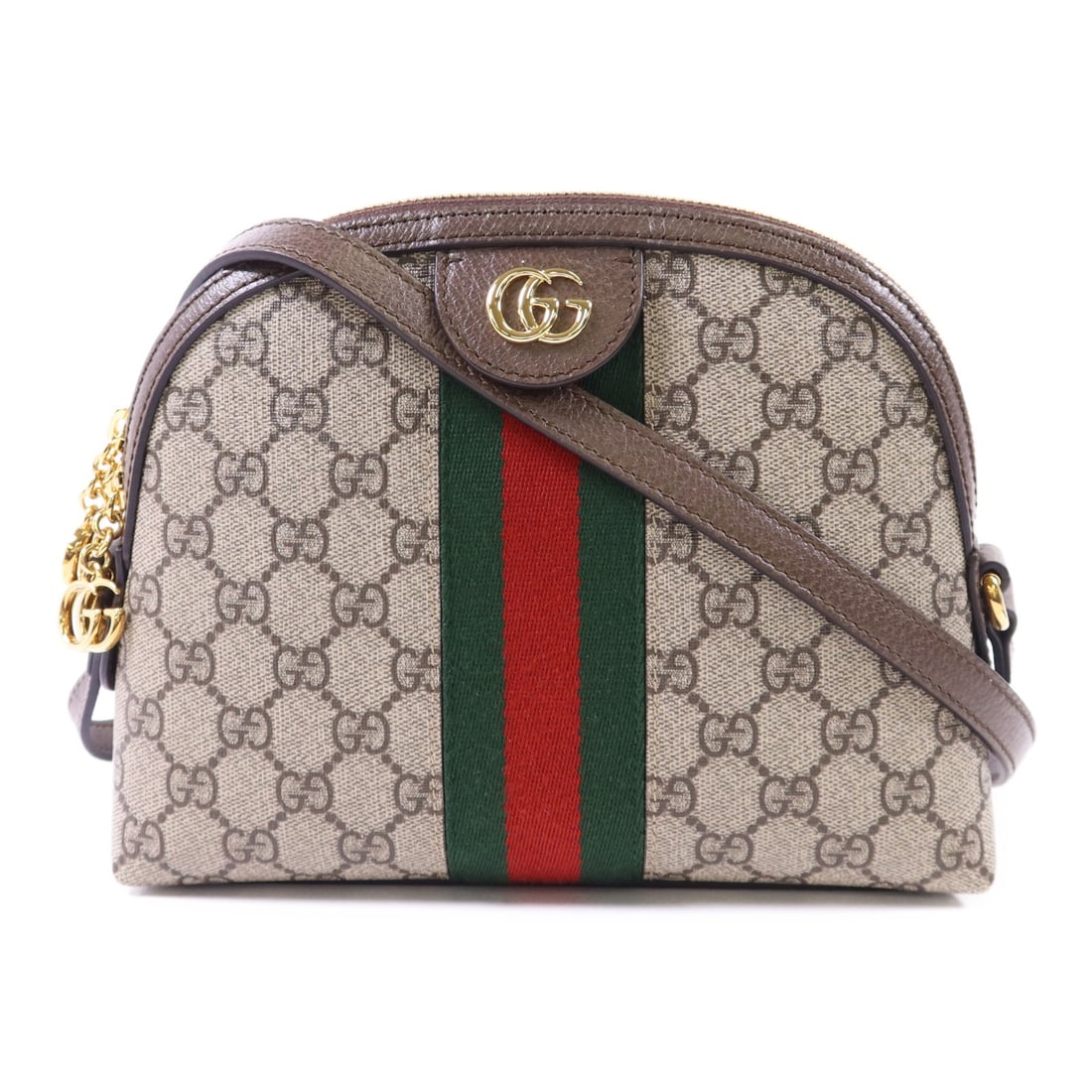 Ophidia Small Brown PVC Coated Canvas Shoulder Bag by Gucci with GHW (1 of 16)