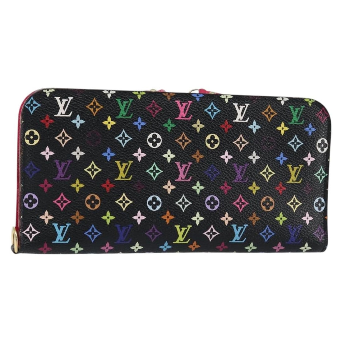 LOUIS VUITTON Multicolor Portefeuille Insolite Long Wallet Black M60271 Authenticated (1 of 18)