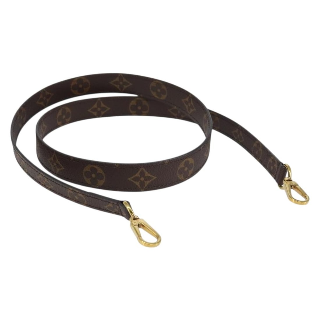 LOUIS VUITTON Monogram Canvas Montaigne BB Shoulder Strap 42.1 inch LV Auth: LOUIS VUITTON Monogram Canvas Montaigne BB Shoulder Strap 42.1 inch LV Auth This authentic Louis Vuitton Monogram Shoulder Strap is designed for the Montaigne BB bag. Crafted from durable Monogram Can