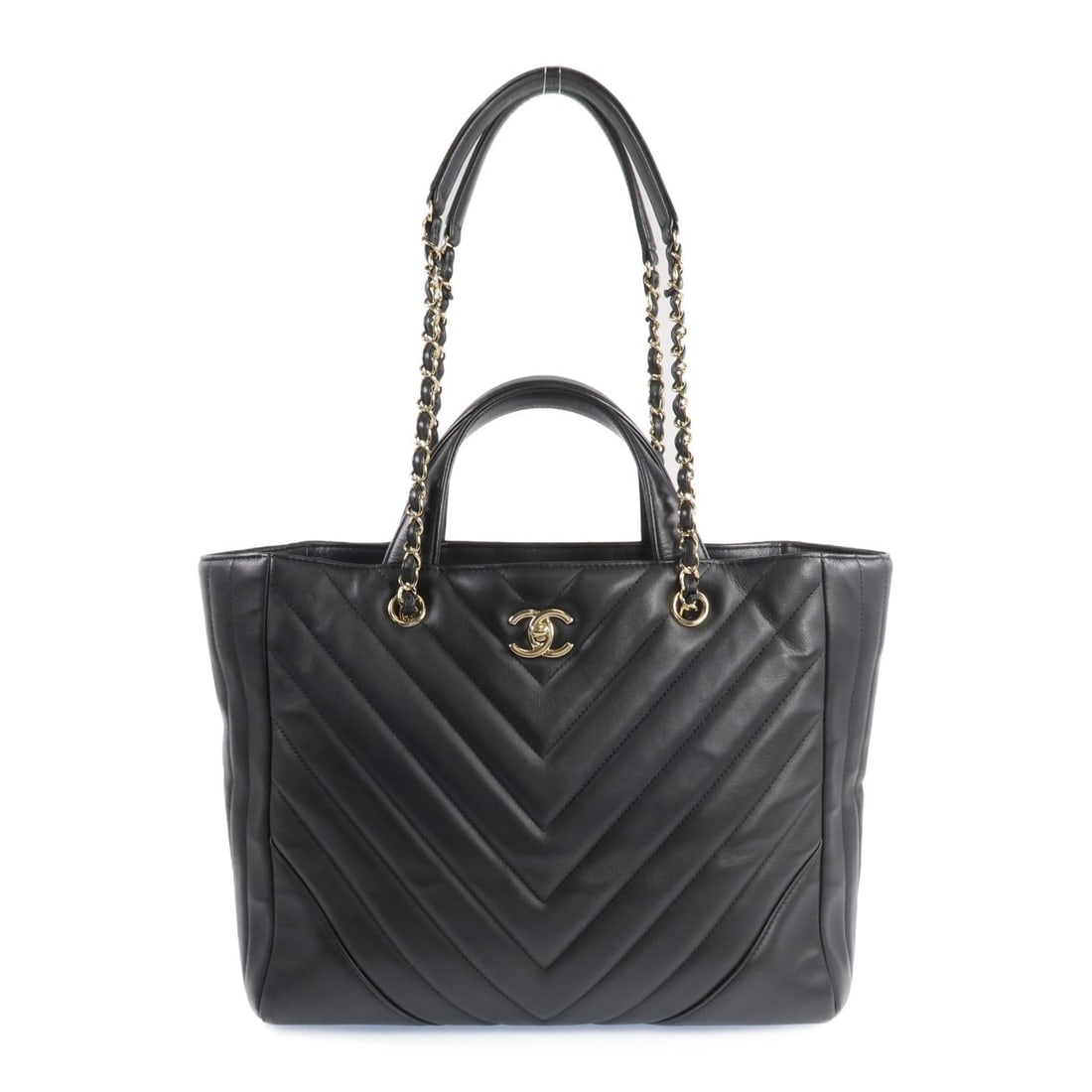 Black Calfskin Leather Chanel 2way Shoulder Bag with CC Gold Hardware: Black Calfskin Leather Chanel 2way Shoulder Bag with CC Gold Hardware This CHANEL 2-way shoulder bag is crafted from black calfskin leather and features a versatile design for multiple carrying option
