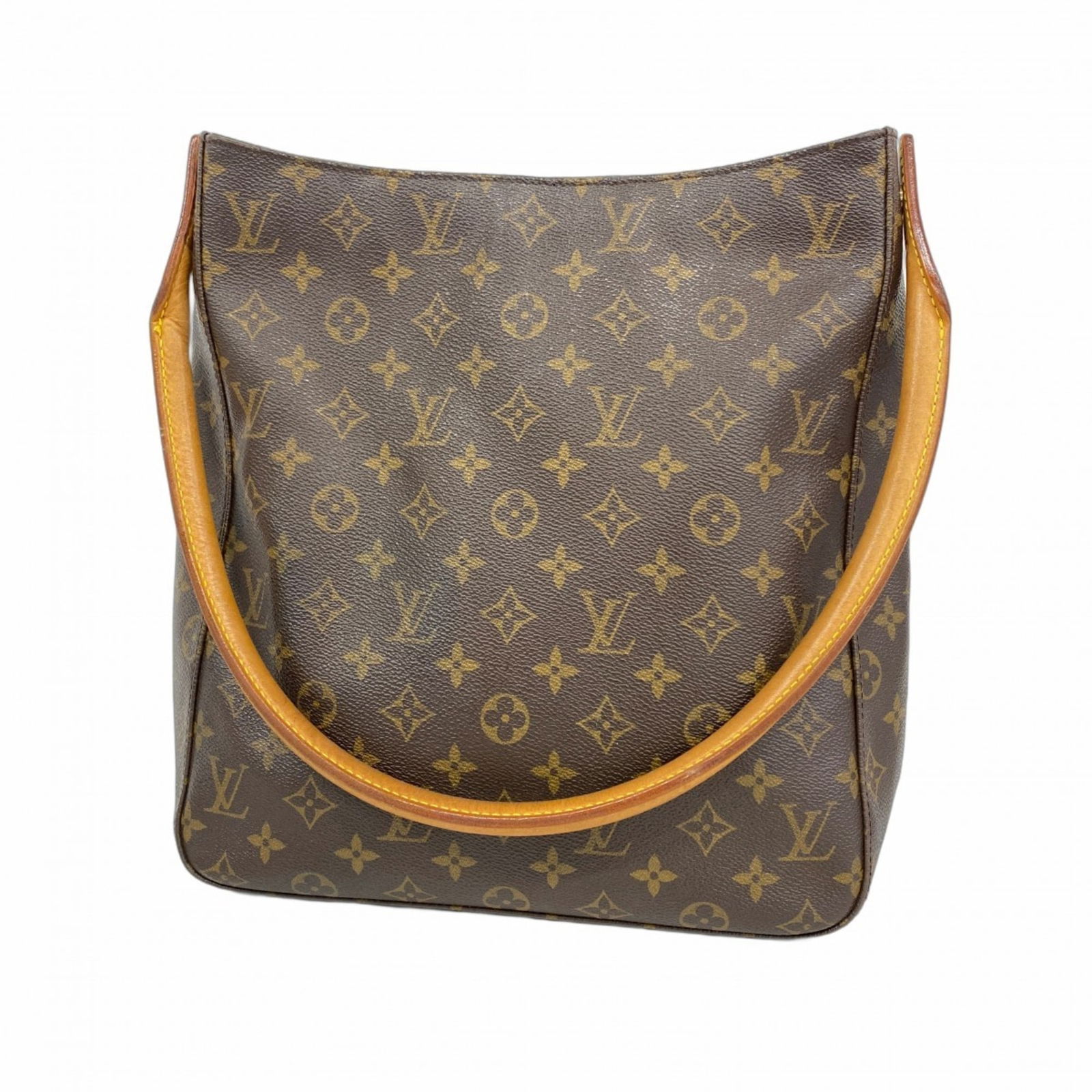 Louis Vuitton Looping Brown Canvas Shoulder Bag France (1 of 1)