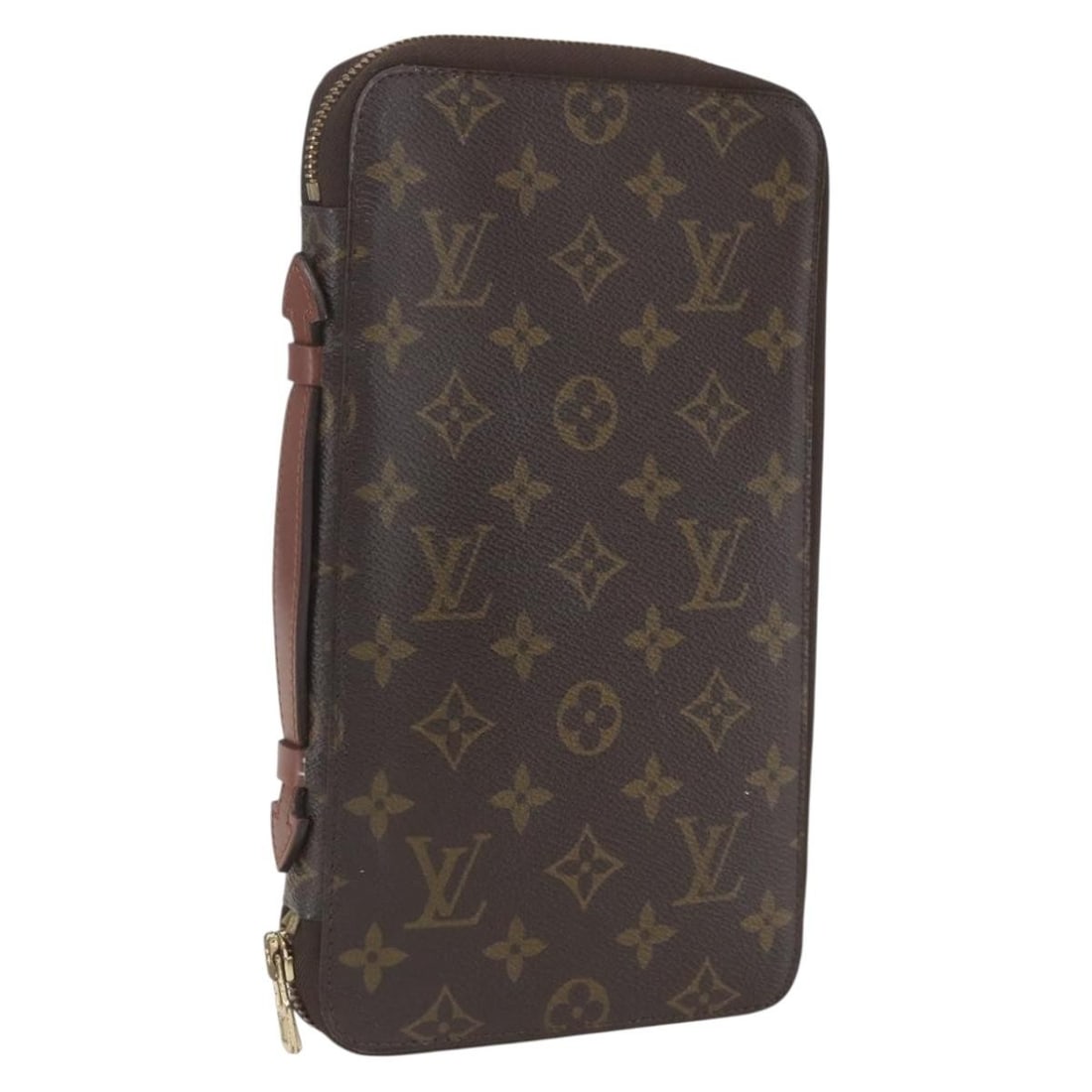 Louis Vuitton Monogram Canvas Poche Escapade M60113 French Travel Case: Louis Vuitton Monogram Canvas Poche Escapade M60113 French Travel Case This Louis Vuitton Monogram Poche Escapade travel case is crafted from signature monogram canvas and made in France. The case fea