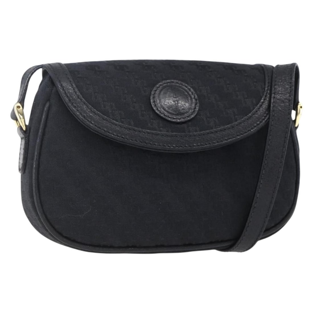 GUCCI Black Gold Canvas Shoulder Bag Authentic Italy: GUCCI Black Gold Canvas Shoulder Bag Authentic Italy This GUCCI shoulder bag exudes a blend of sophistication and style, crafted from high-quality canvas in an elegant black and gold color scheme. Wit