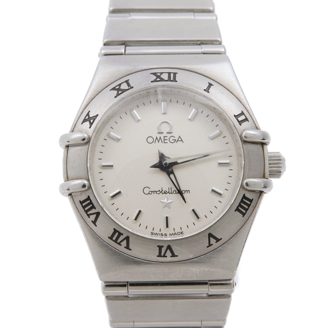 OMEGA Constellation Quartz Stainless Steel White Dial Wristwatch (1 of 12)