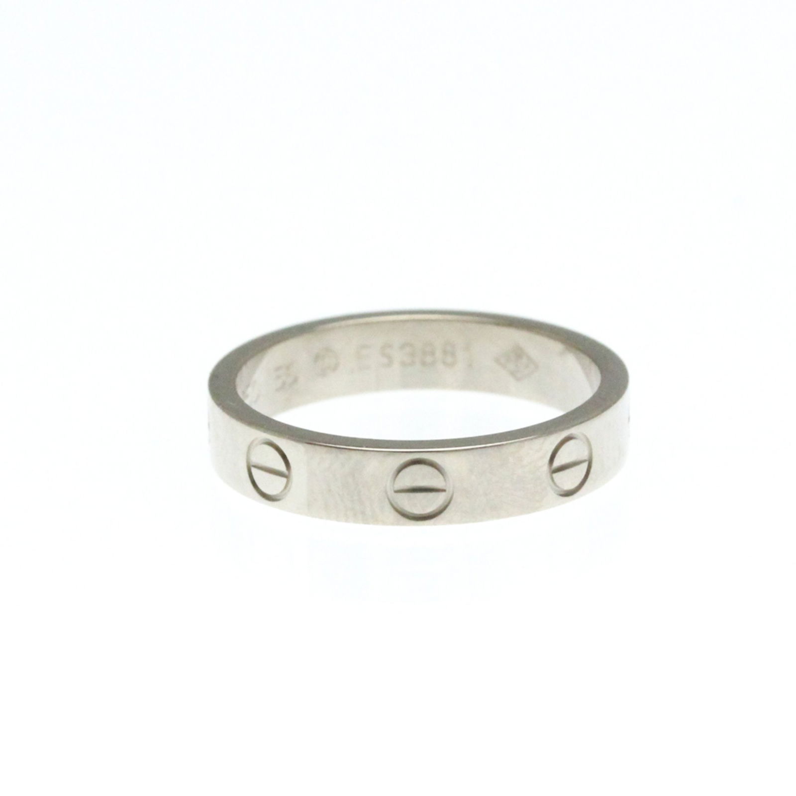 Cartier Love White Gold 5.25 Bracelet Silver Tone Unisex (1 of 1)