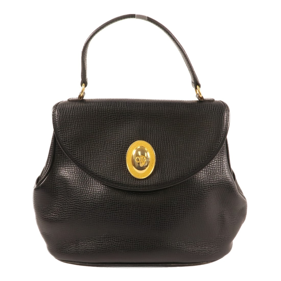 Dior Black Calfskin CD Vintage Handbag with Gold Hardware (1 of 15)