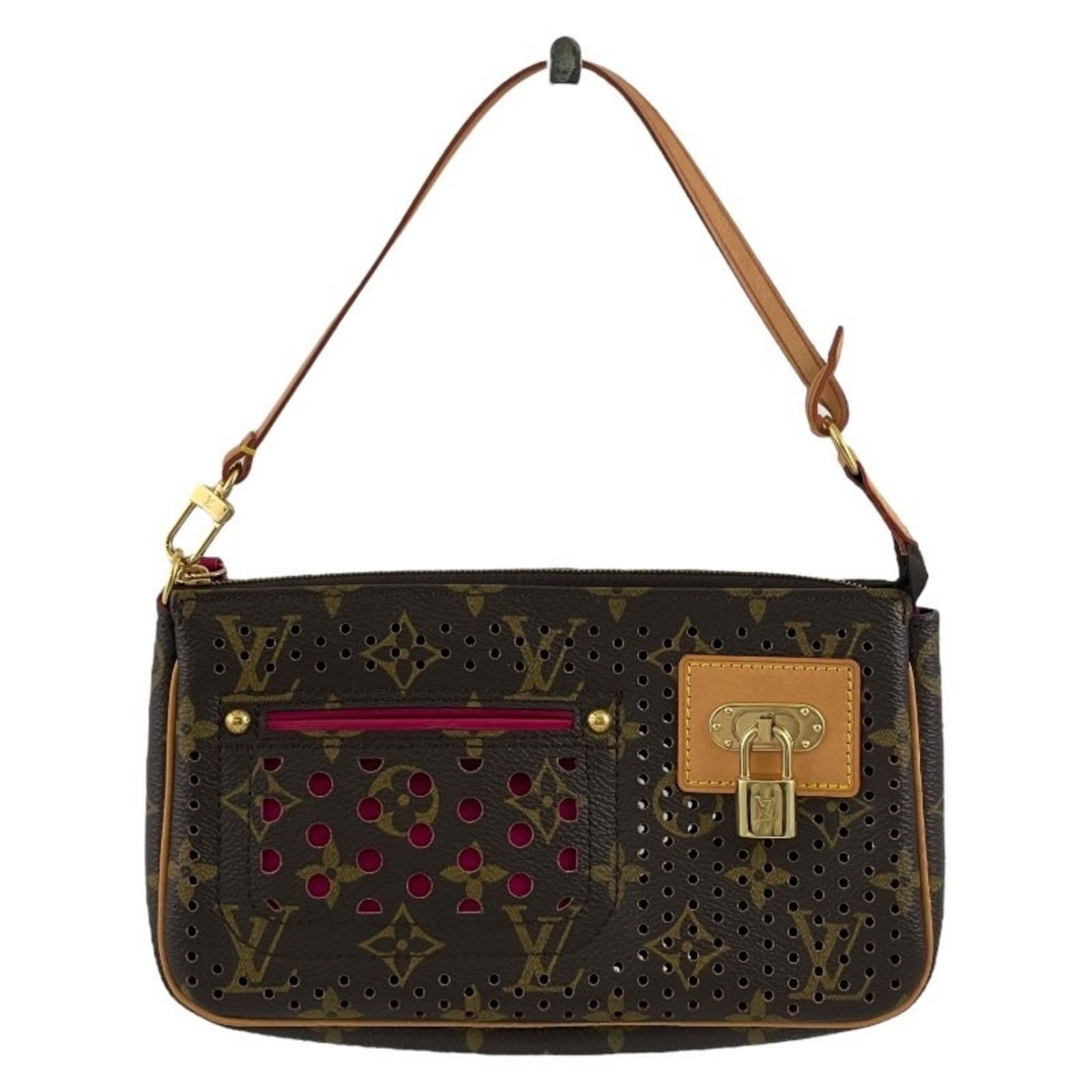 Louis Vuitton Pochette Accessoire Brown Canvas Bag Spain: Louis Vuitton Pochette Accessoire Brown Canvas Bag Spain This Louis Vuitton Pochette Accessoire features a brown canvas exterior and is designed for women. The item is crafted in Spain and is in good