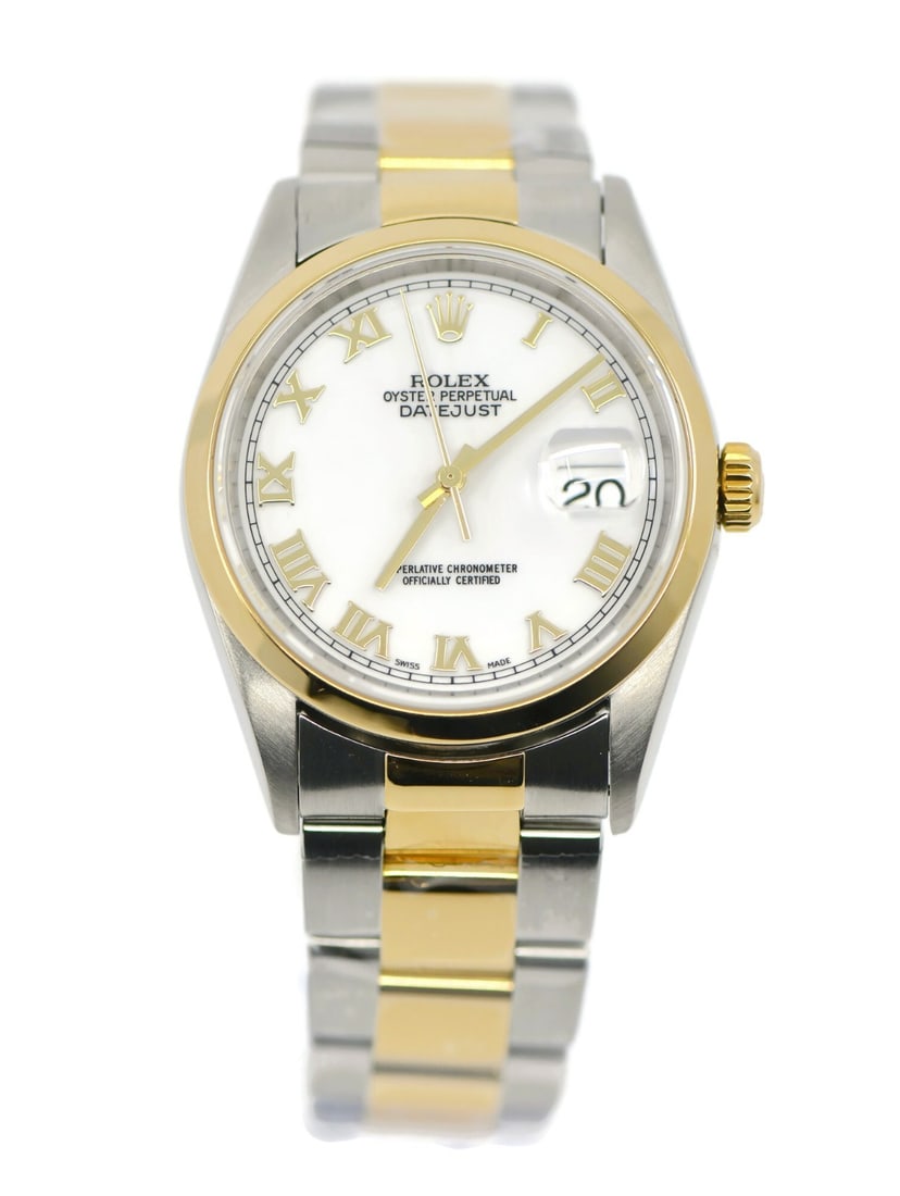 Datejust Ref 16203 Automatic Wristwatch in 18K Gold and Steel with Box (1 of 5)