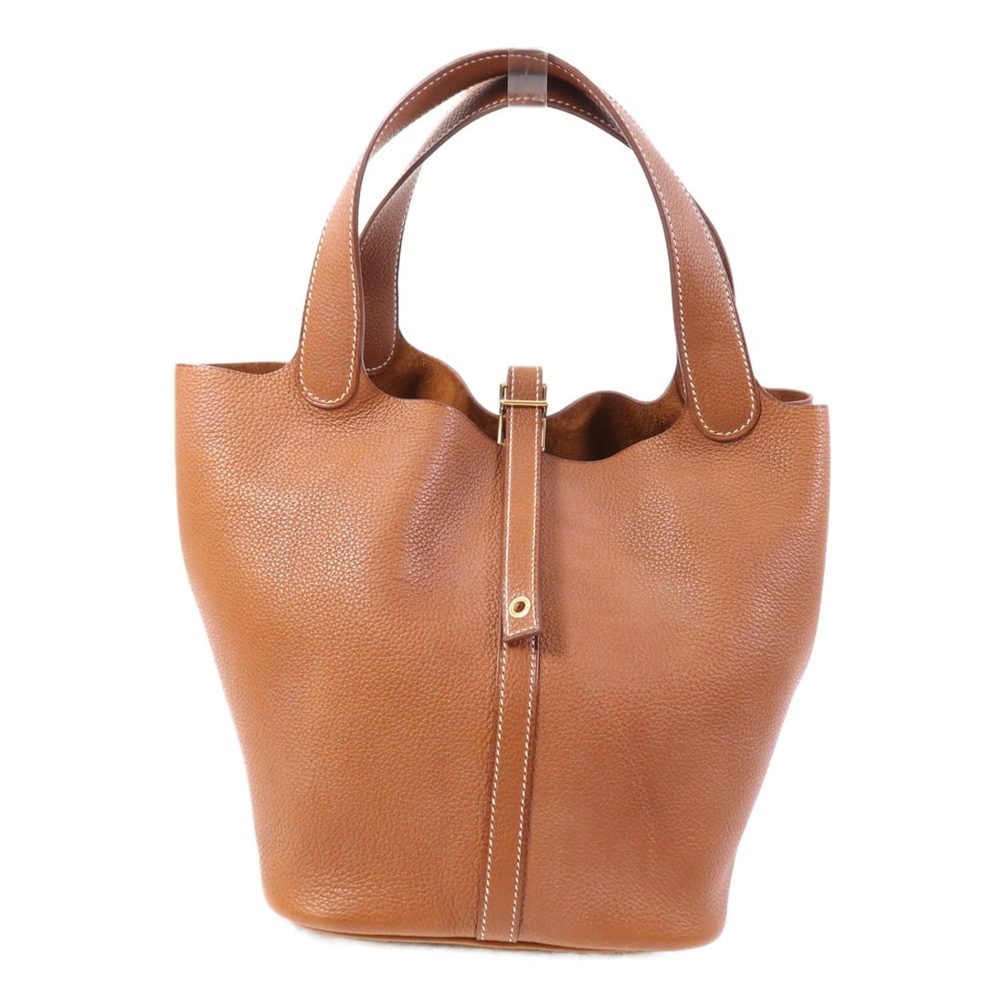 Hermes Picotin MM Barenia Calfskin Tote with Gold Hardware (1 of 12)