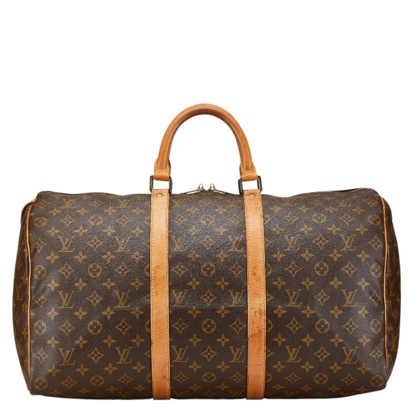 Brown Canvas Keepall 50 Travel Bag by Louis Vuitton (1 of 16)