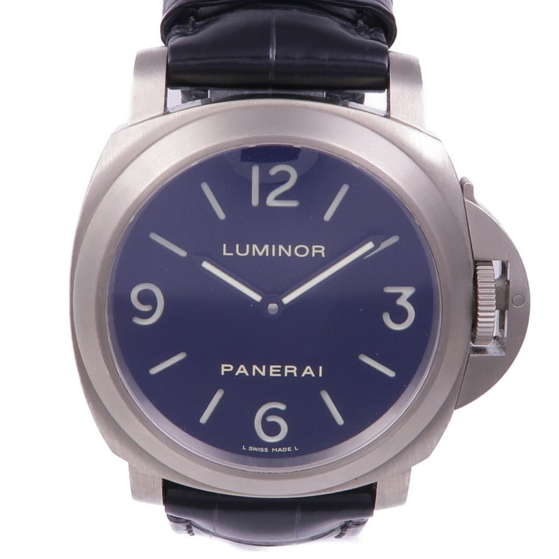 PANERAI Luminor Base PAM 00176 Automatic Titanium Black Wristwatch (1 of 14)