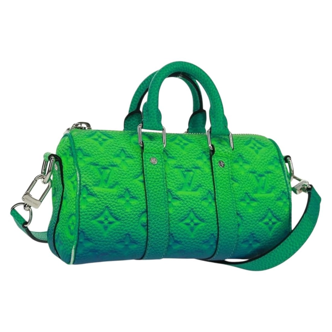Louis Vuitton Keepall XS Monogram Canvas Green Handbag with Strap M59691 (1 of 18)