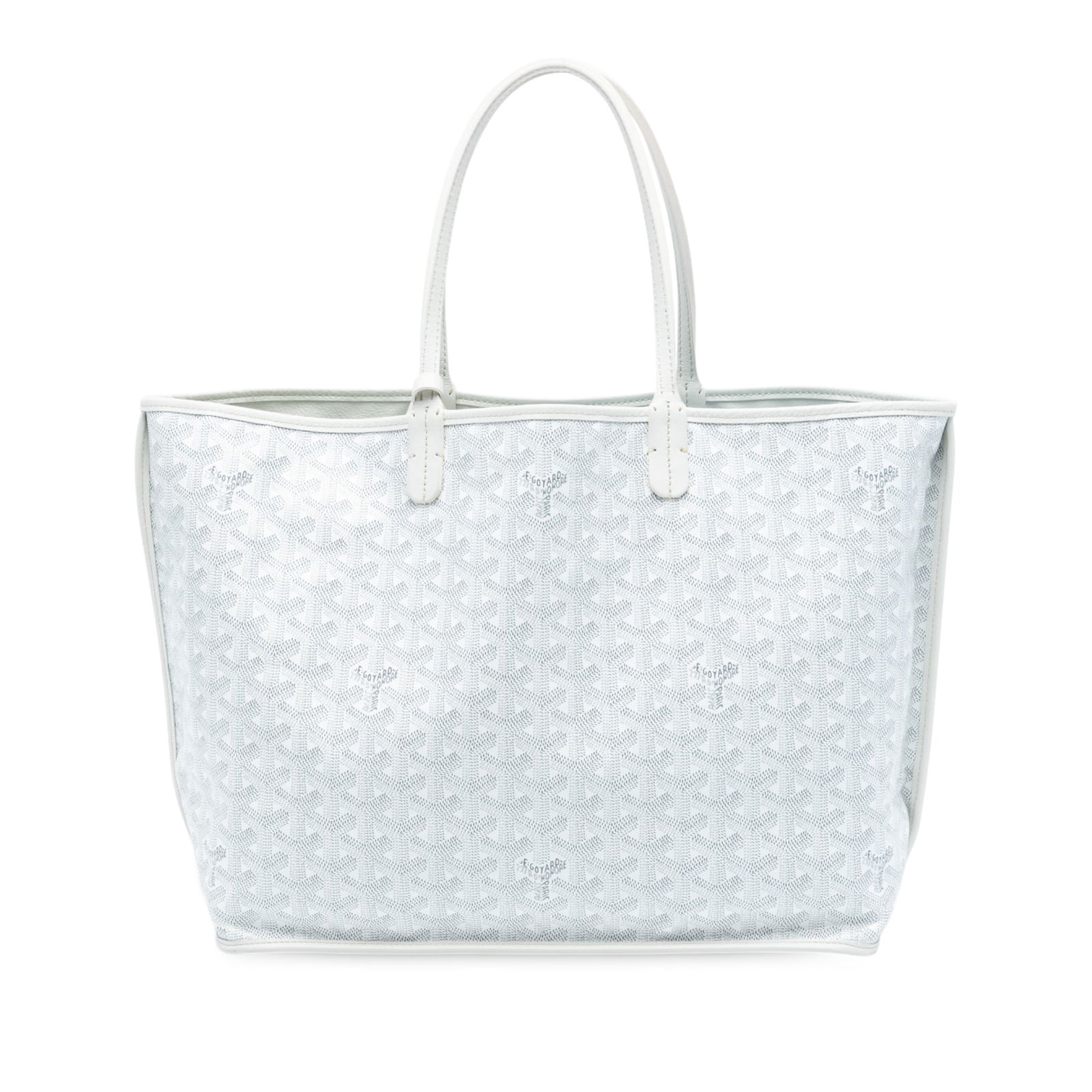 Goyard Goyardine Reversible Anjou PM White Canvas Bag (1 of 8)