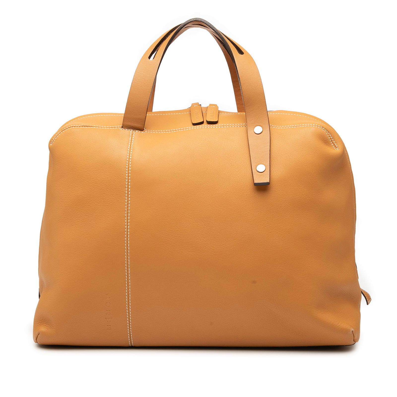 LOEWE Brown Leather Handbag with Zip Closure (1 of 9)