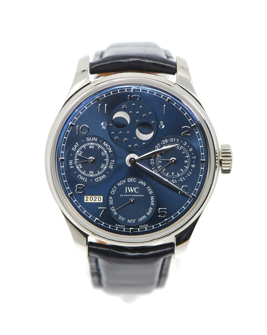 IWC Perpetual Calendar 18K White Gold IW503401 Watch with Box and Papers (1 of 5)