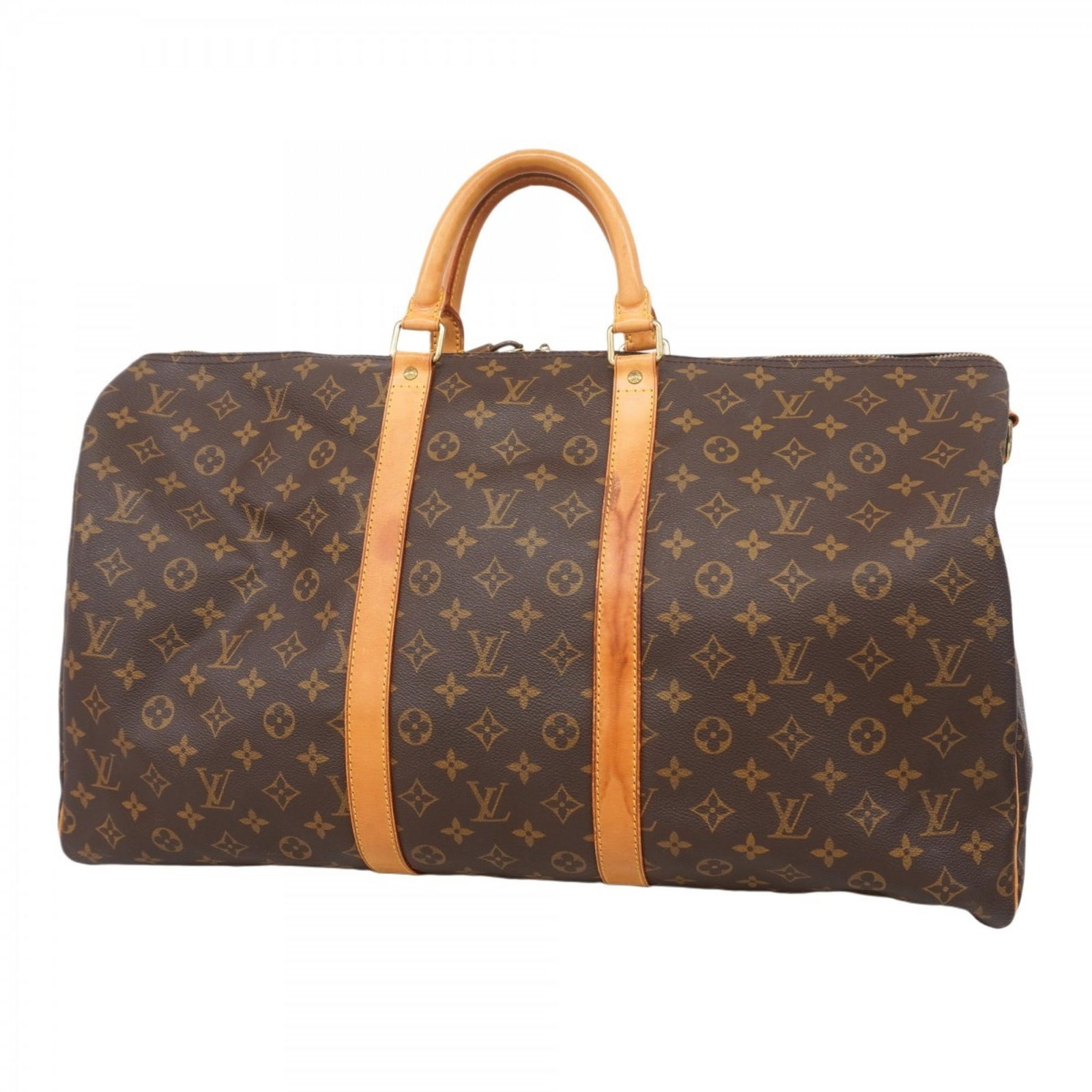 Louis Vuitton Keepall Bandouliere 55 Brown Canvas Travel Bag (1 of 1)