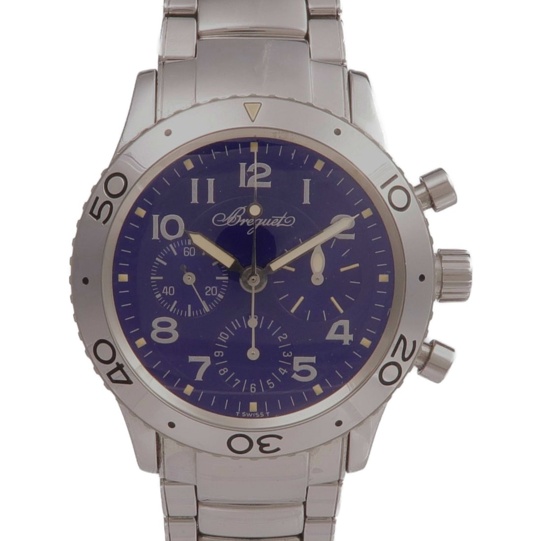 Type XX Aeronavale 3807ST Automatic Blue Dial Stainless Steel Wristwatch by Breguet (1 of 18)