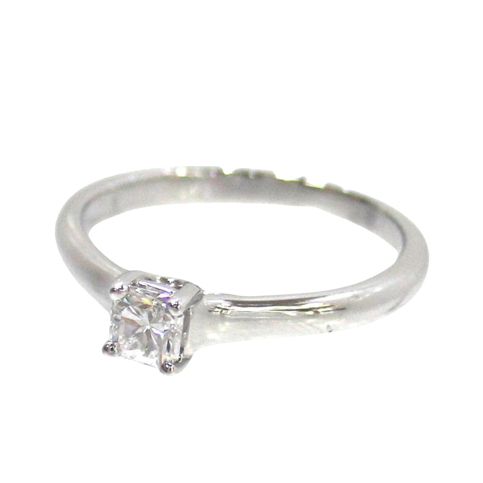 Platinum Diamond Ring Tiffany Solitaire Model Size 50 (1 of 10)