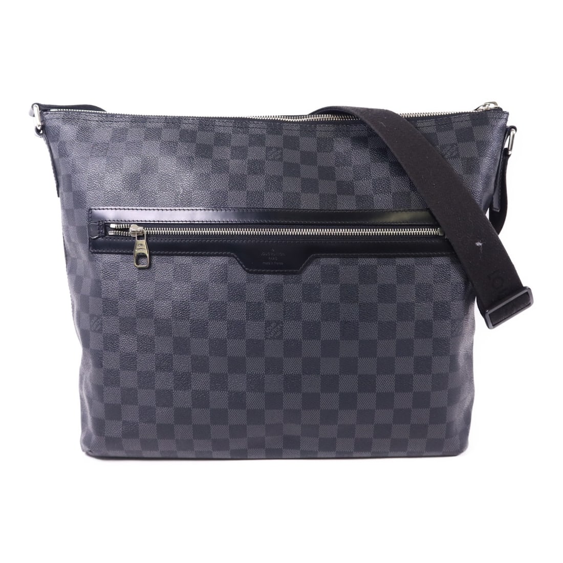 LOUIS VUITTON Mick GM Shoulder Bag N41105 Damier Graphite Black (1 of 17)