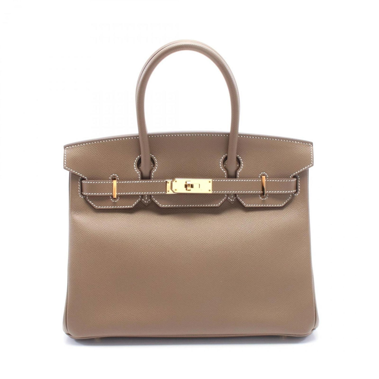 Brown Leather Birkin 30 Handbag by Hermes France (1 of 1)