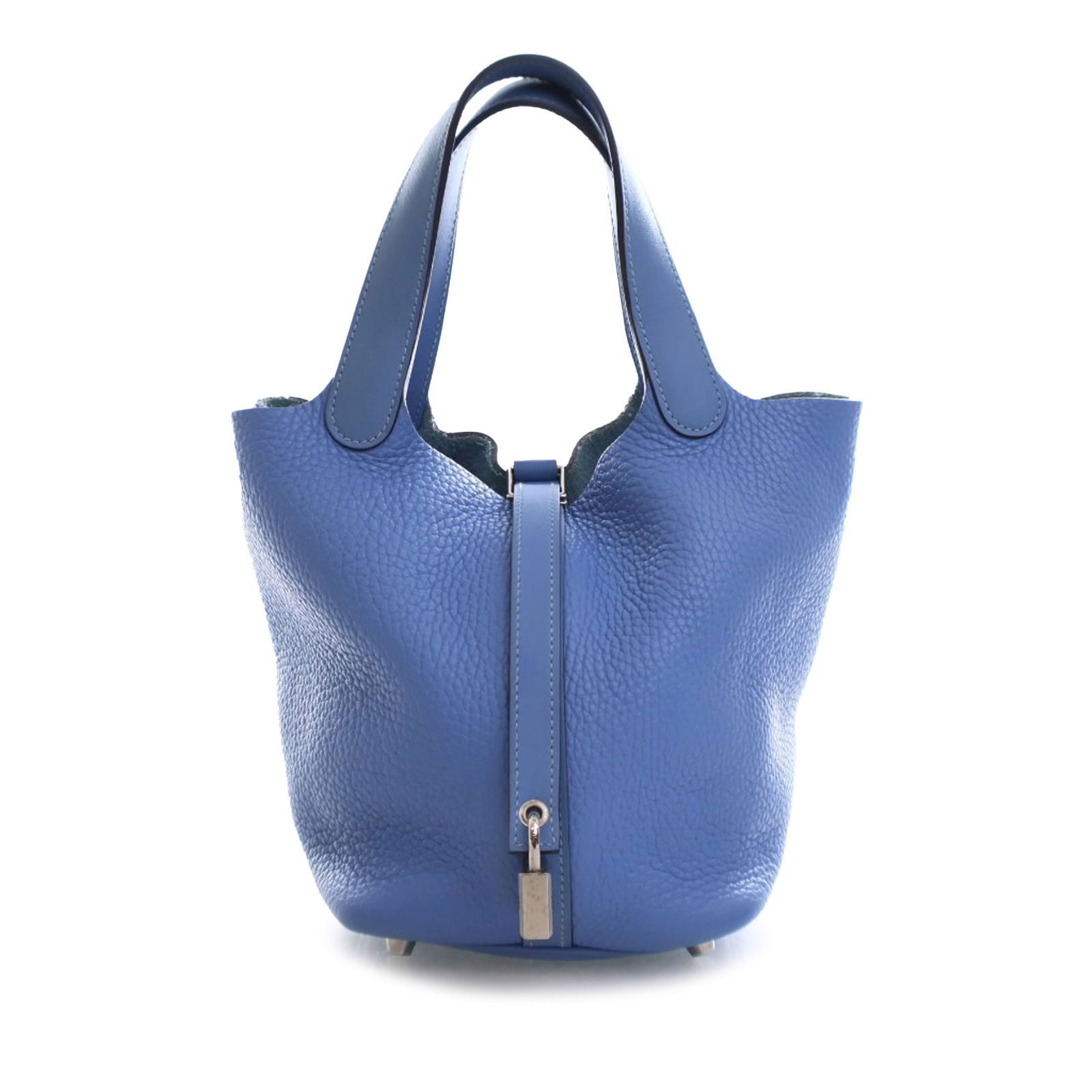 Hermes Picotin Lock 18 Bag Bleu Azur Clemence Swift Leather (1 of 15)