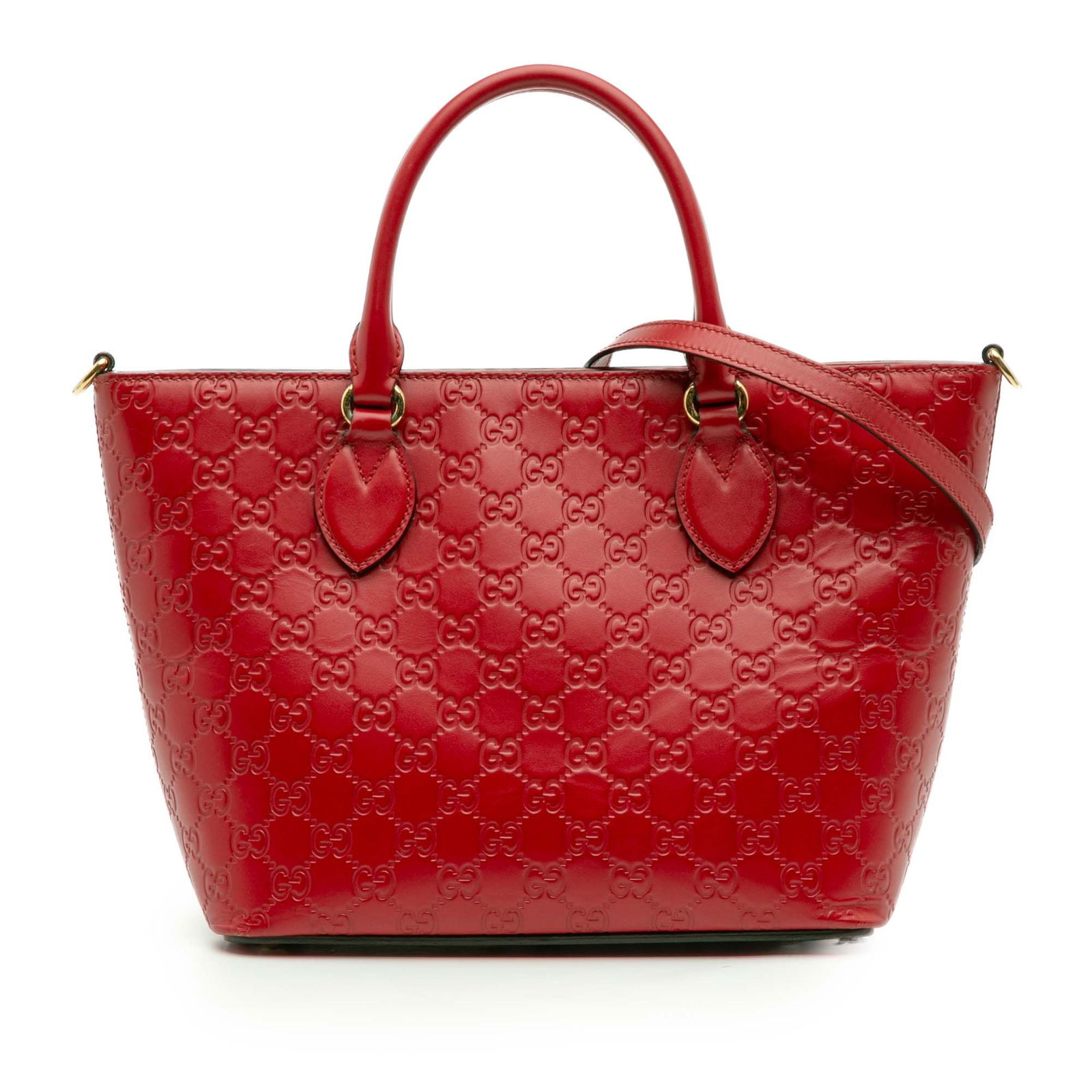 Gucci Small Guccissima Convertible Tote Red Leather Satchel: Gucci Small Guccissima Convertible Tote Red Leather Satchel The Small Guccissima Convertible Tote is a chic and versatile handbag crafted from embossed leather. It features rolled leather handles and
