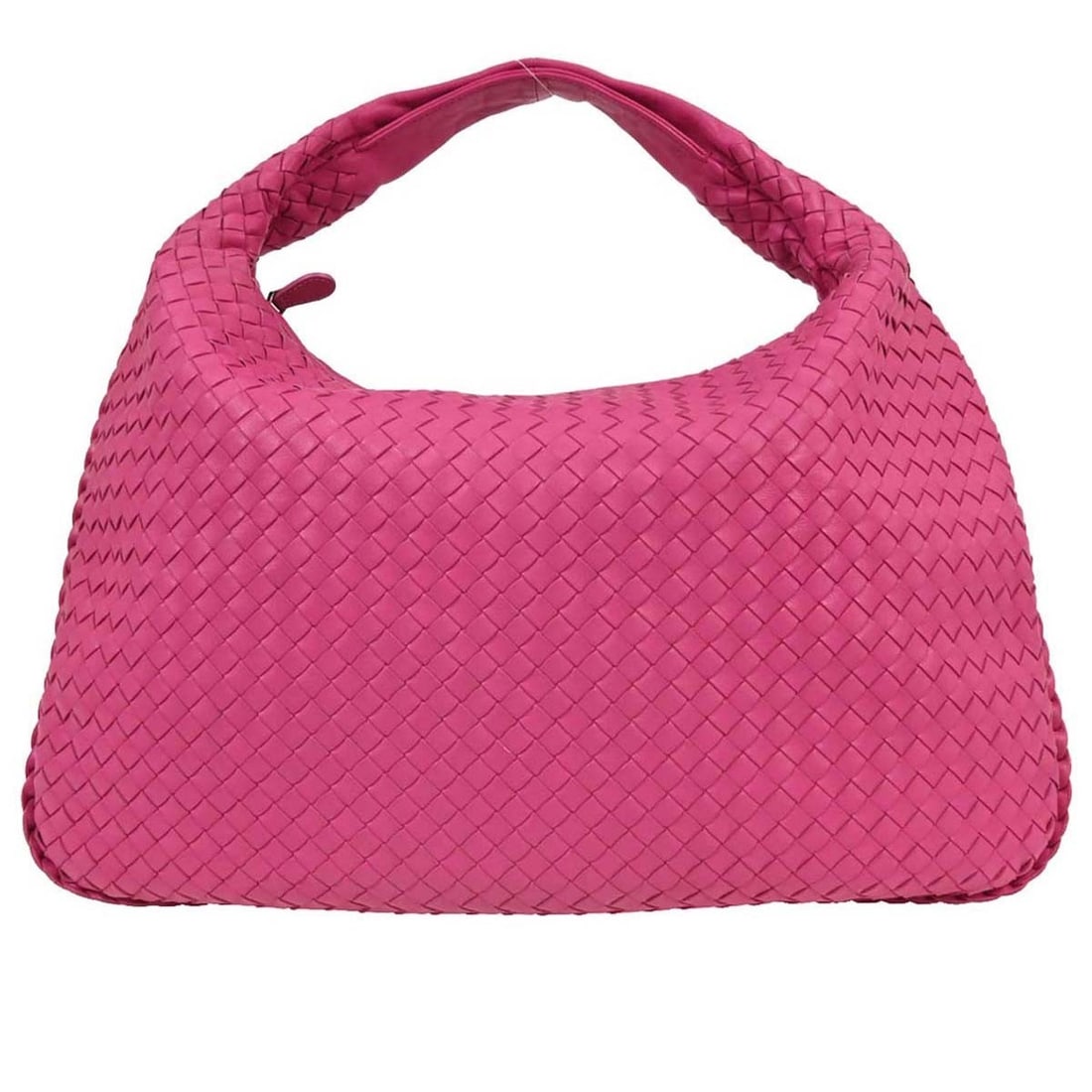 Bottega Veneta Pink Intrecciato Leather Hobo Handbag BO2359621V (1 of 10)
