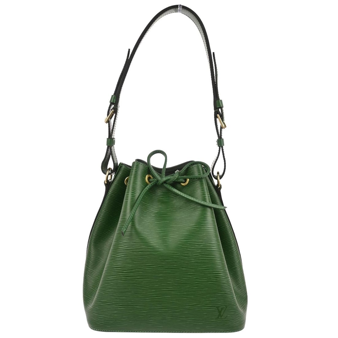 Green Epi Leather Petit Noe Bucket Shoulder Bag by Louis Vuitton M44104 (1 of 10)