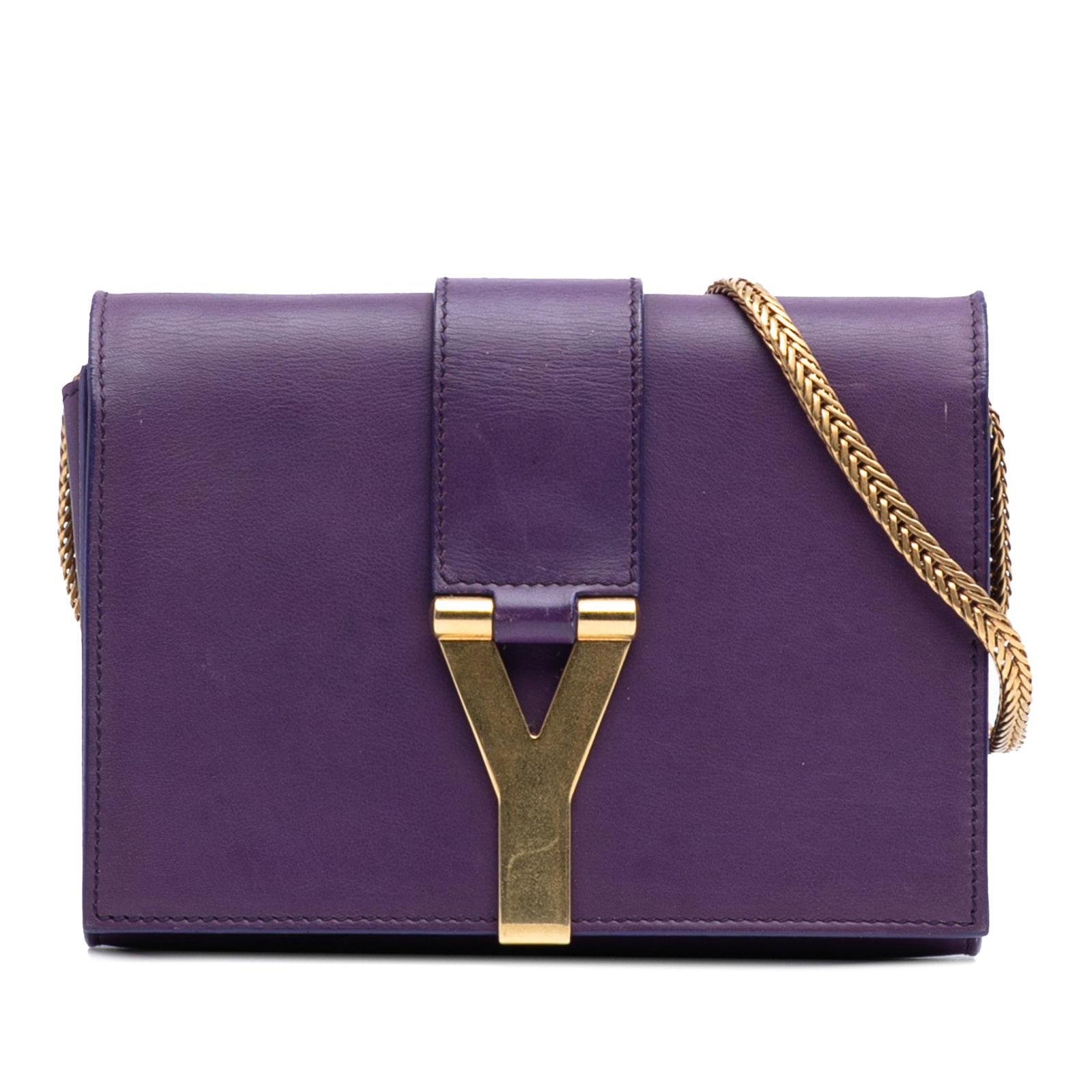 Saint Laurent Mini Leather Chyc Ligne Crossbody Bag Purple: Saint Laurent Mini Leather Chyc Ligne Crossbody Bag Purple Introducing the Saint Laurent Mini Leather Chyc Ligne Crossbody, a stylish and functional accessory crafted from high-quality leather. This c