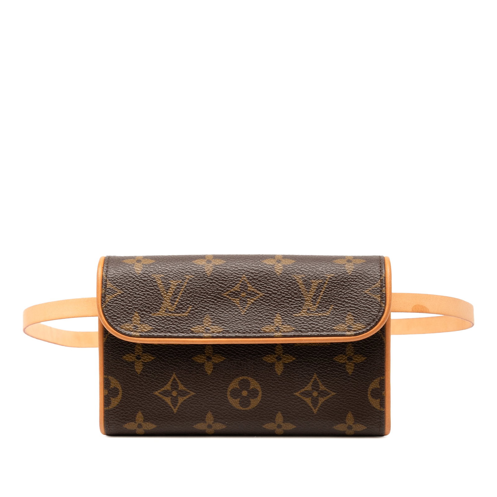 Louis Vuitton Pochette Florentine Monogram Canvas Waist Bag: Louis Vuitton Pochette Florentine Monogram Canvas Waist Bag The Louis Vuitton Monogram Pochette Florentine features a signature monogram canvas body with vachetta leather trim and a flat vachetta leat