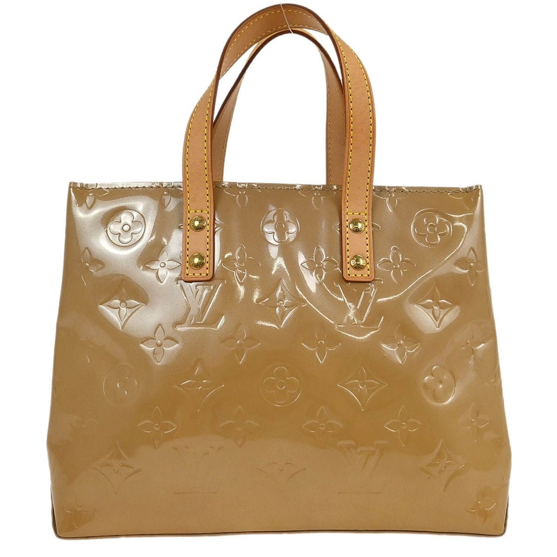 Louis Vuitton Reade PM Beige Vernis Tote Handbag M91334: Louis Vuitton Reade PM Beige Vernis Tote Handbag M91334 Elevate your style with this authentic Louis Vuitton Reade PM Tote Handbag, a perfect blend of luxury and functionality. Crafted from high-quali