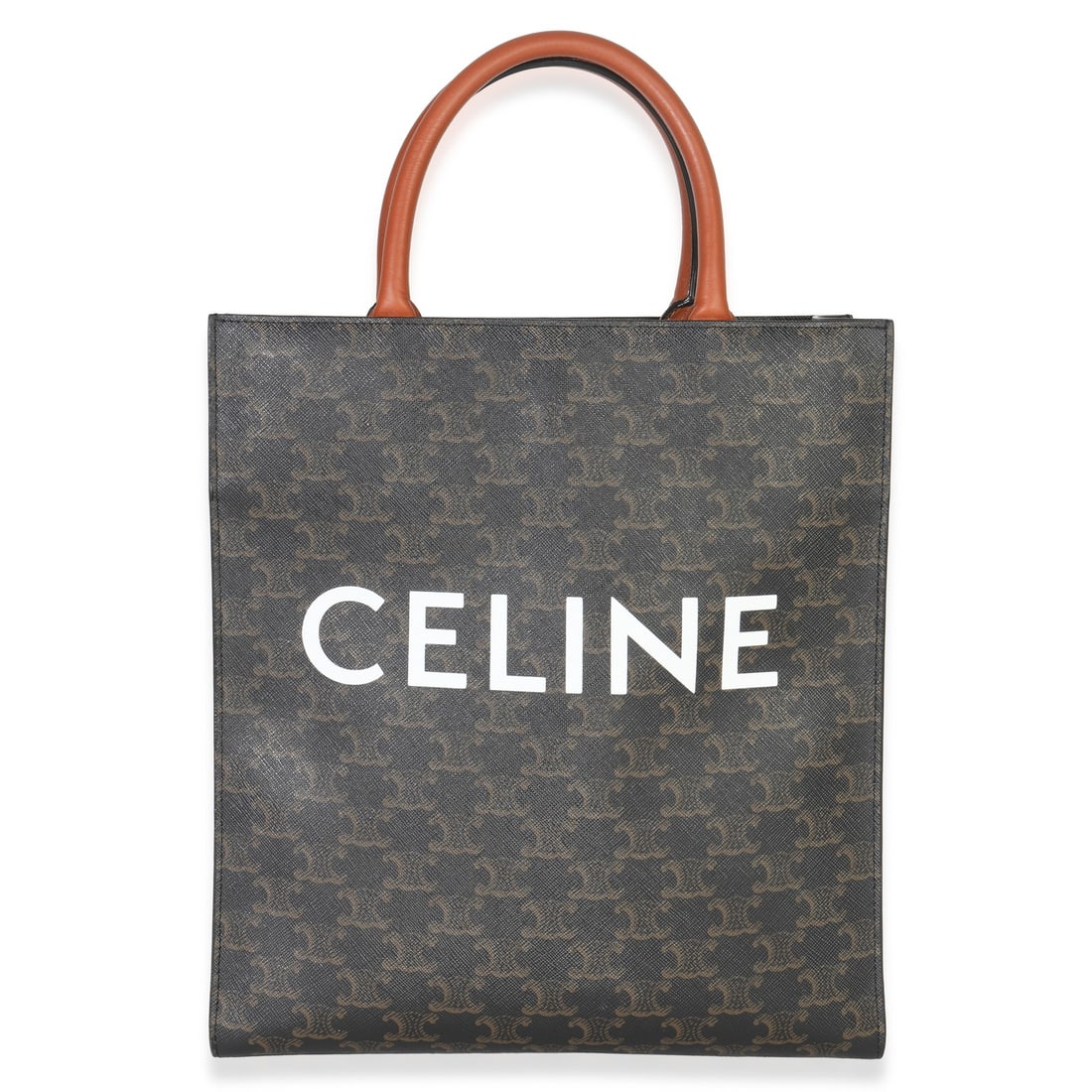 Celine Small Vertical Cabas Tan Canvas Shoulder Bag 2019 (1 of 8)