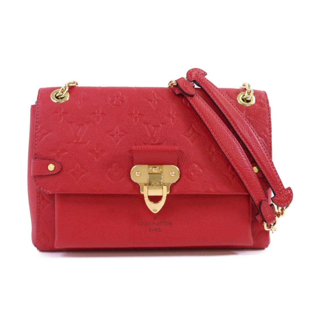 Louis Vuitton Vavin PM Red Empreinte Calfskin Shoulder Bag M43936 Chain Strap (1 of 16)