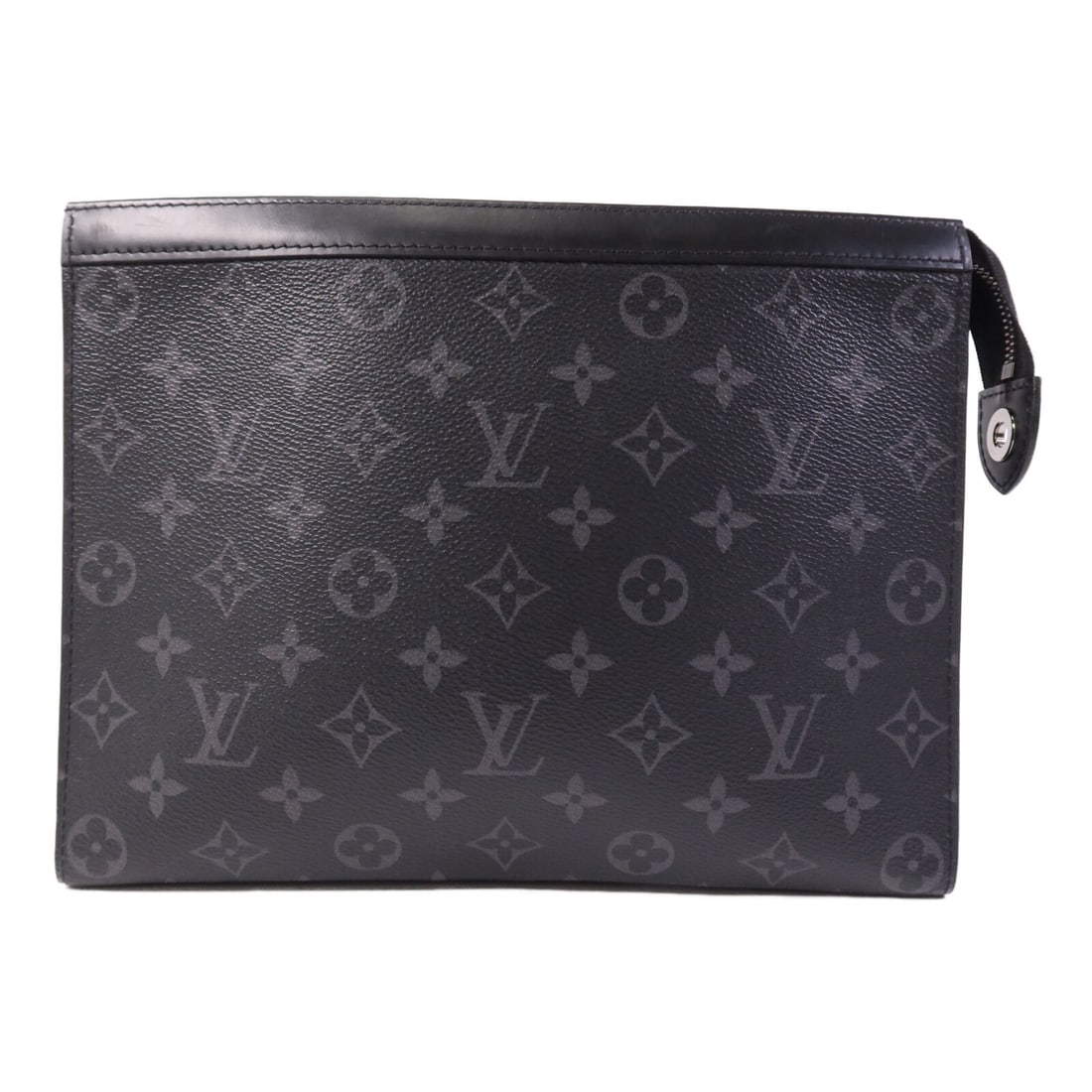 Louis Vuitton Pochette Voyage MM Monogram Eclipse Black Clutch M61692 (1 of 12)